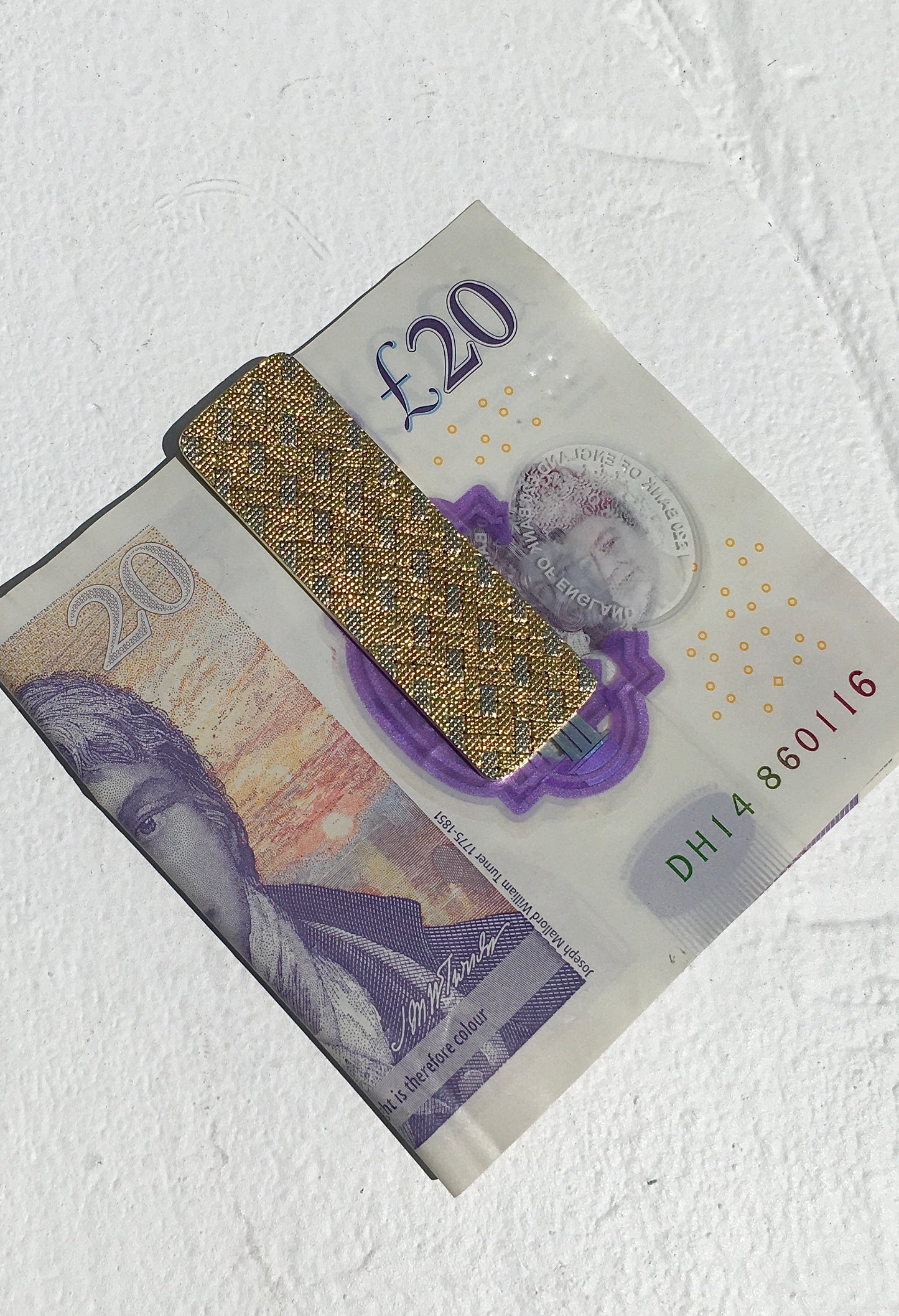 Vintage 1980s 18ct Gold Bi-Colour Dunhill Money Clip
