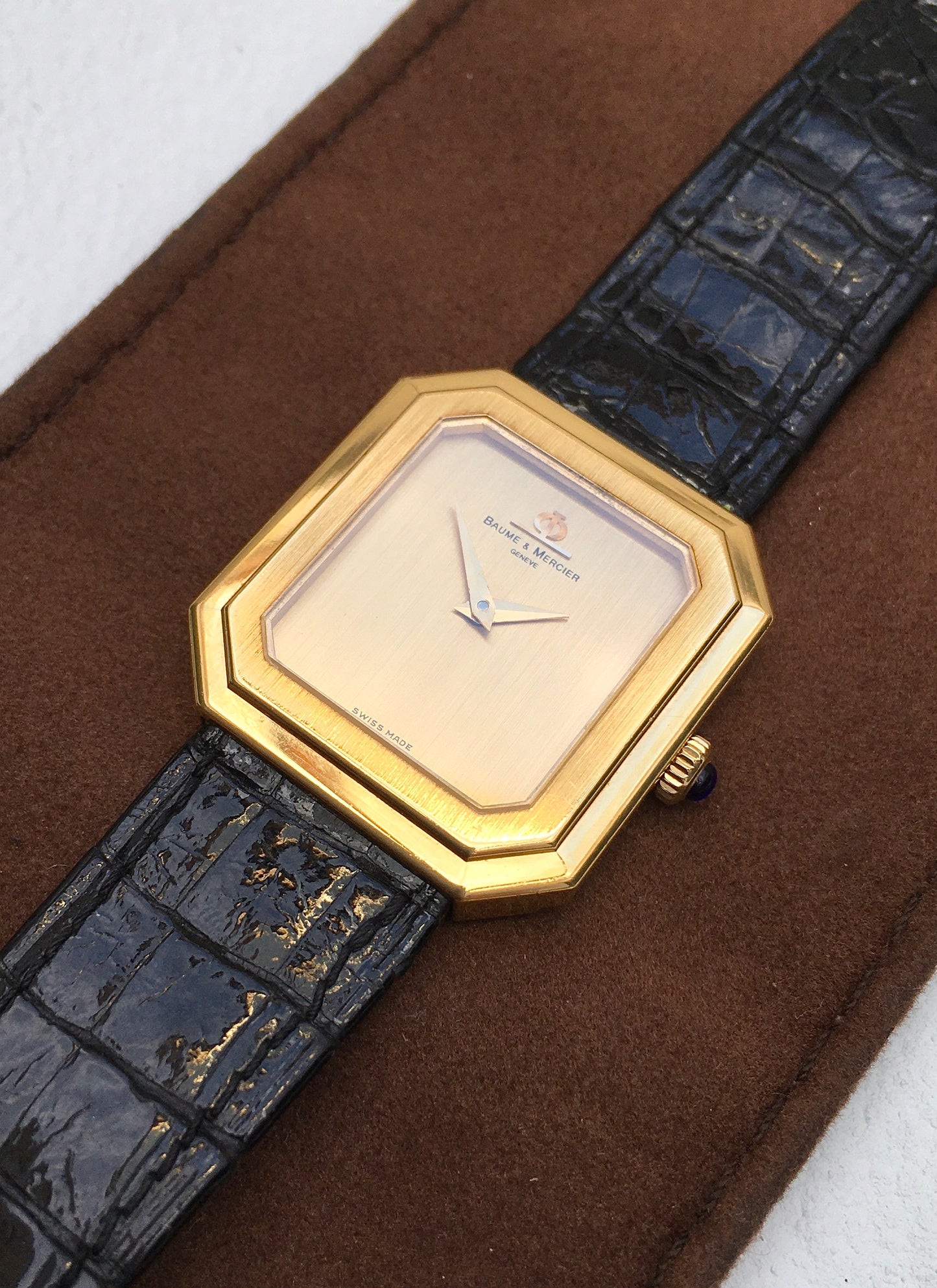 1980s 18k Baume & Mercier