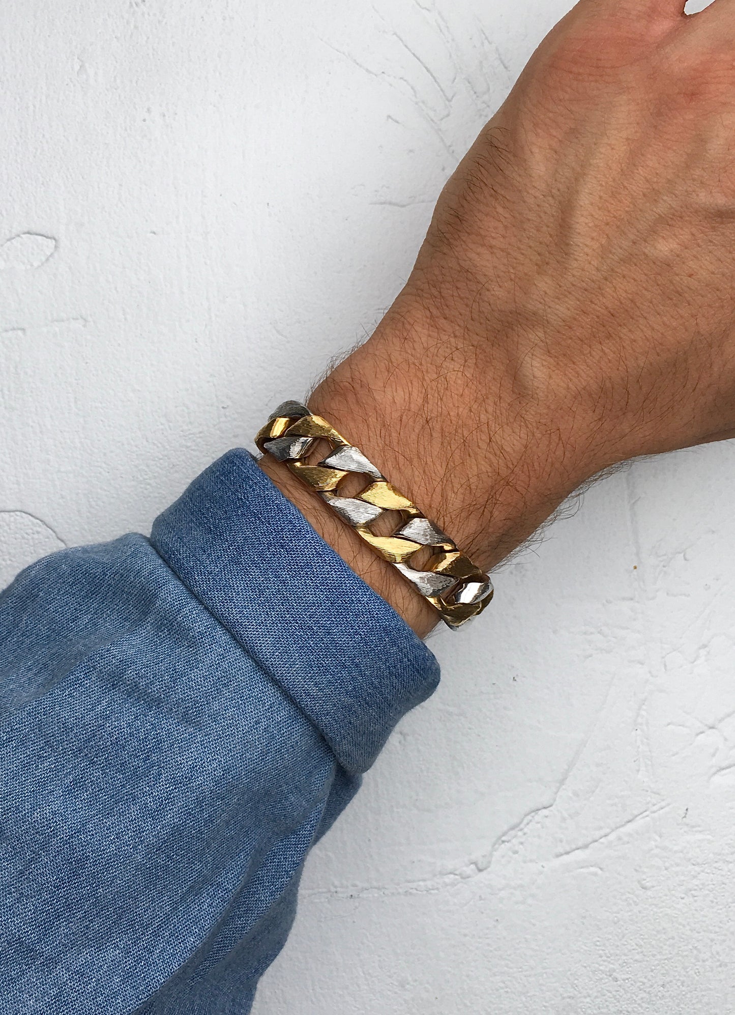 18k Bicolour Bucherer Curb Link