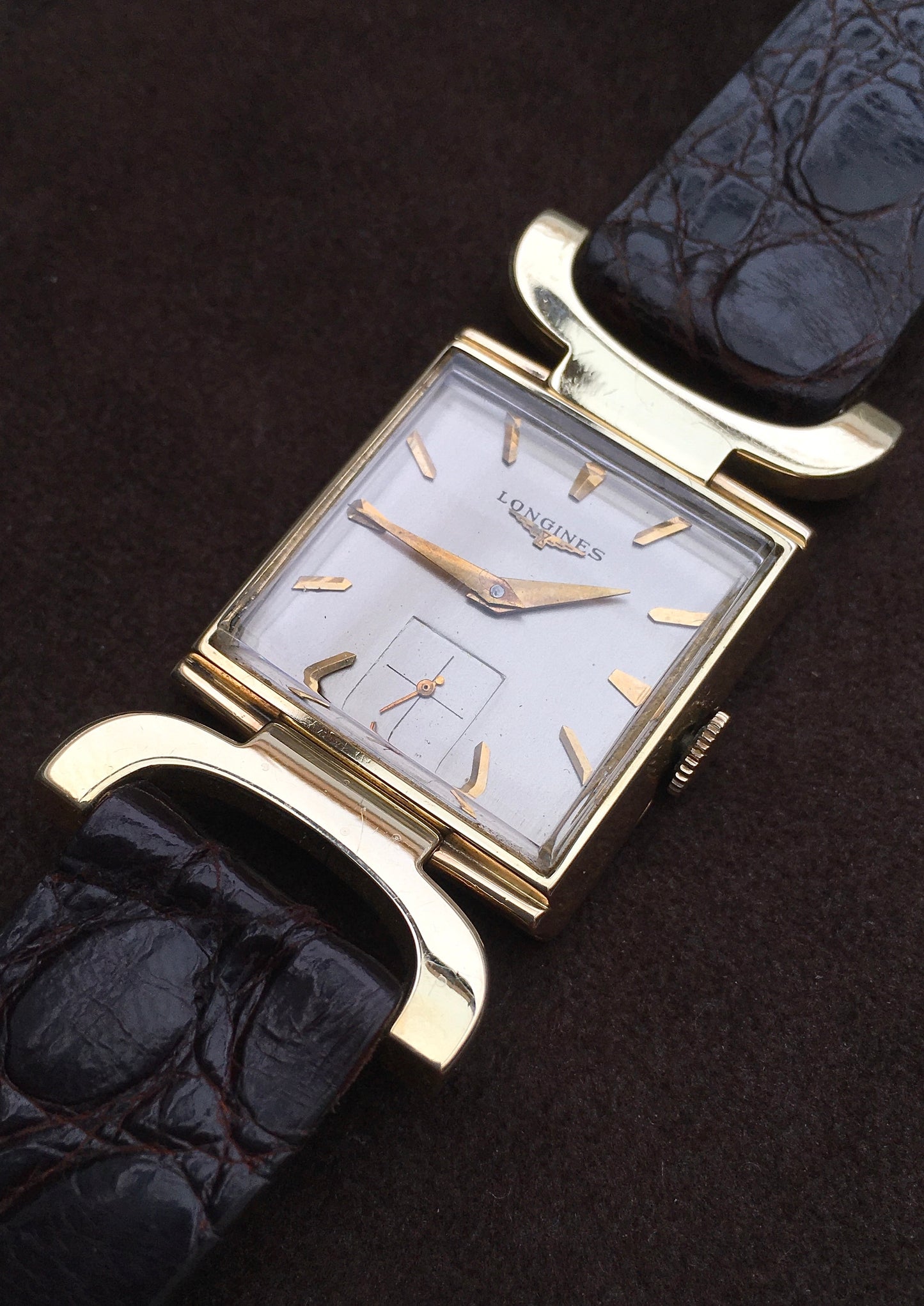 1950s 14k Gold Longines