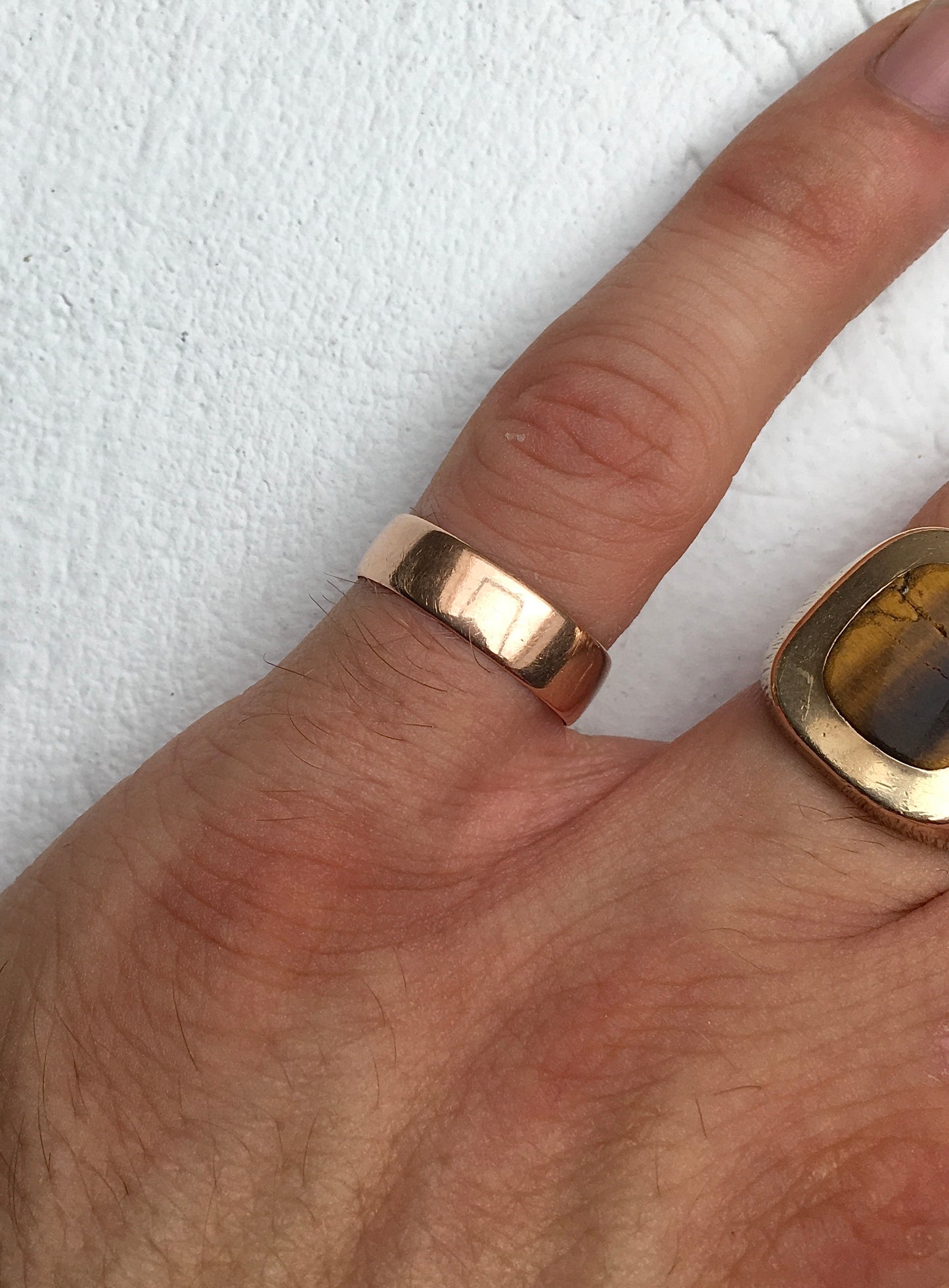 Antique Edwardian Rose Gold Band