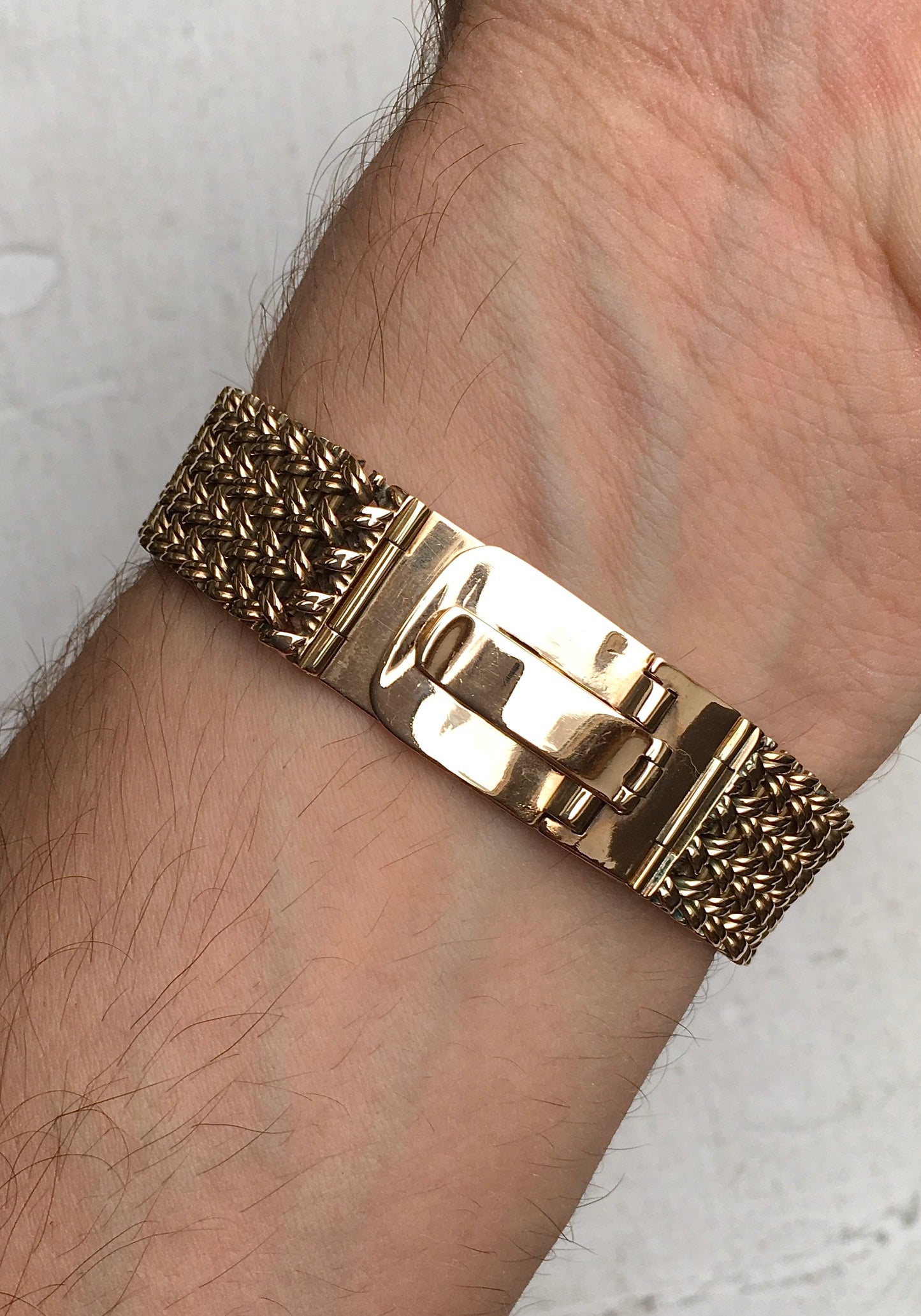 Vintage 1950s 9ct Gold Omega Automatic