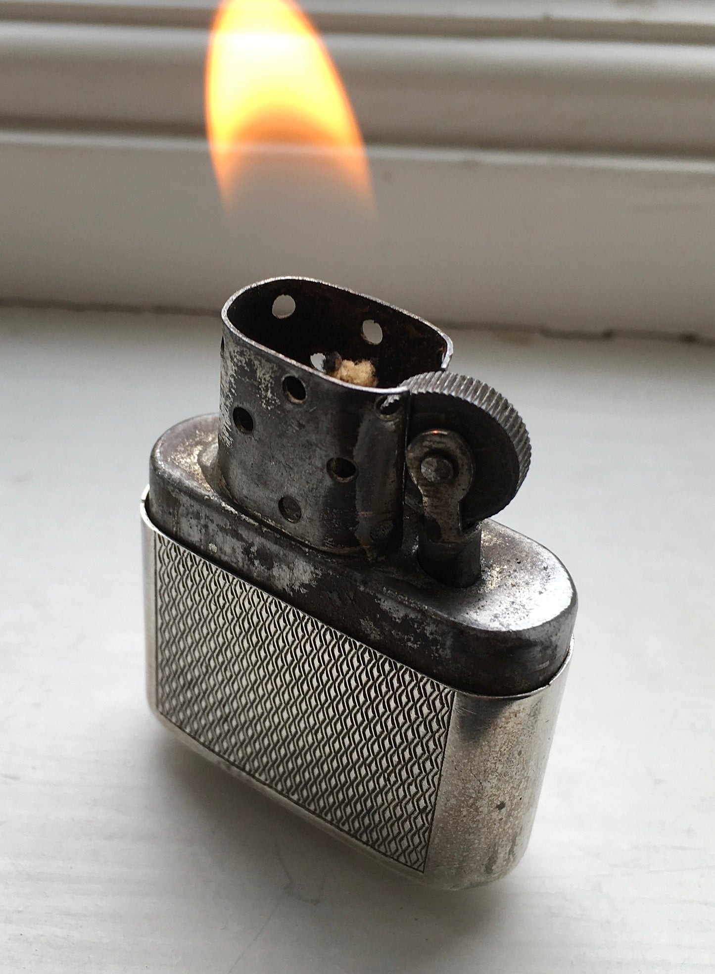 Vintage 1920s Sterling Silver Lighter