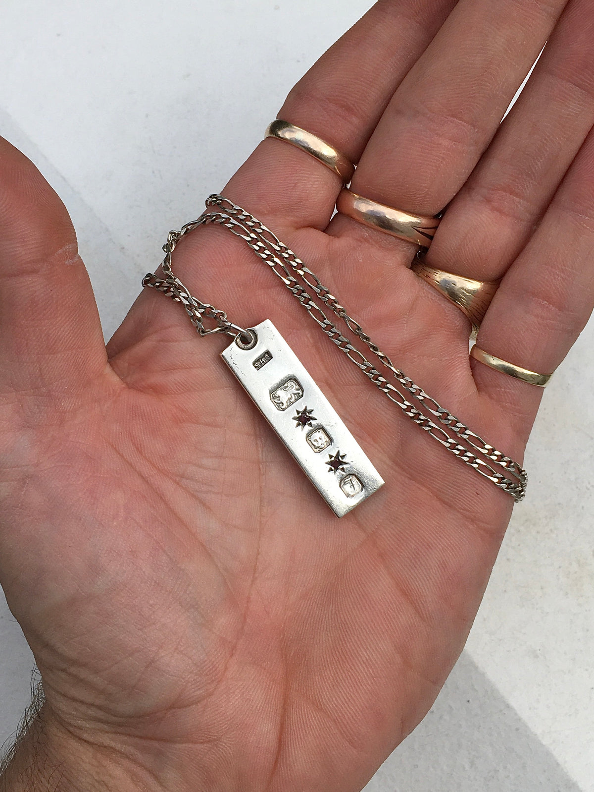 Vintage 1980s Sterling Silver Ingot