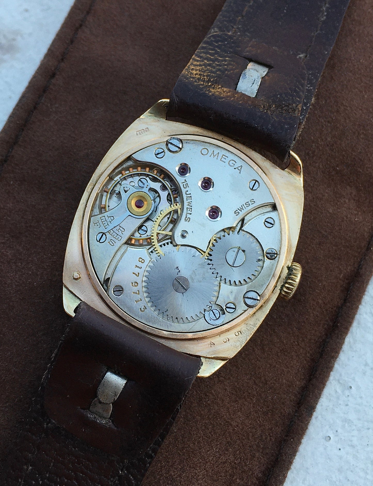 1930s 9ct Gold Omega