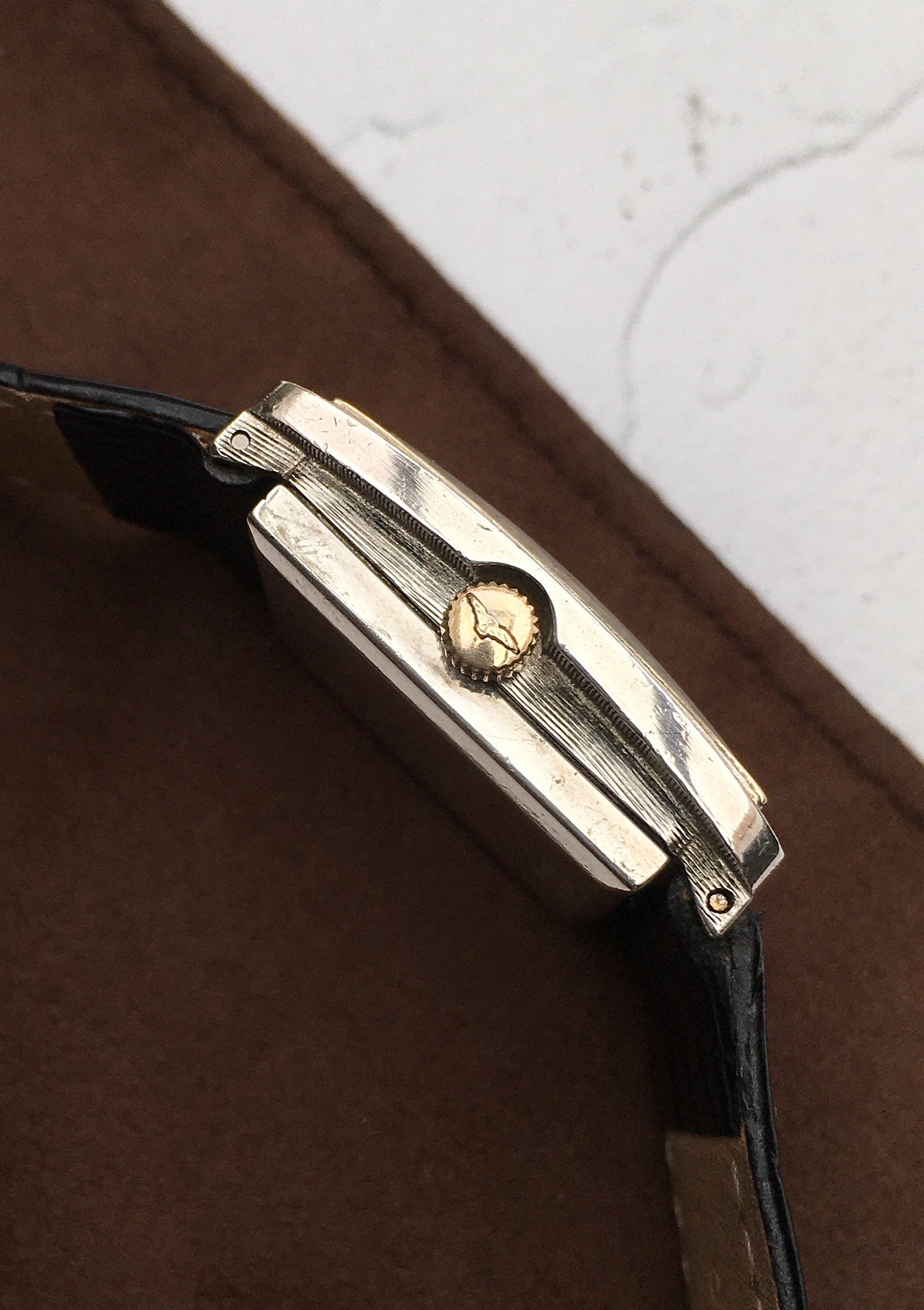 Vintage 1960s Sterling Silver & 14k Gold Longines