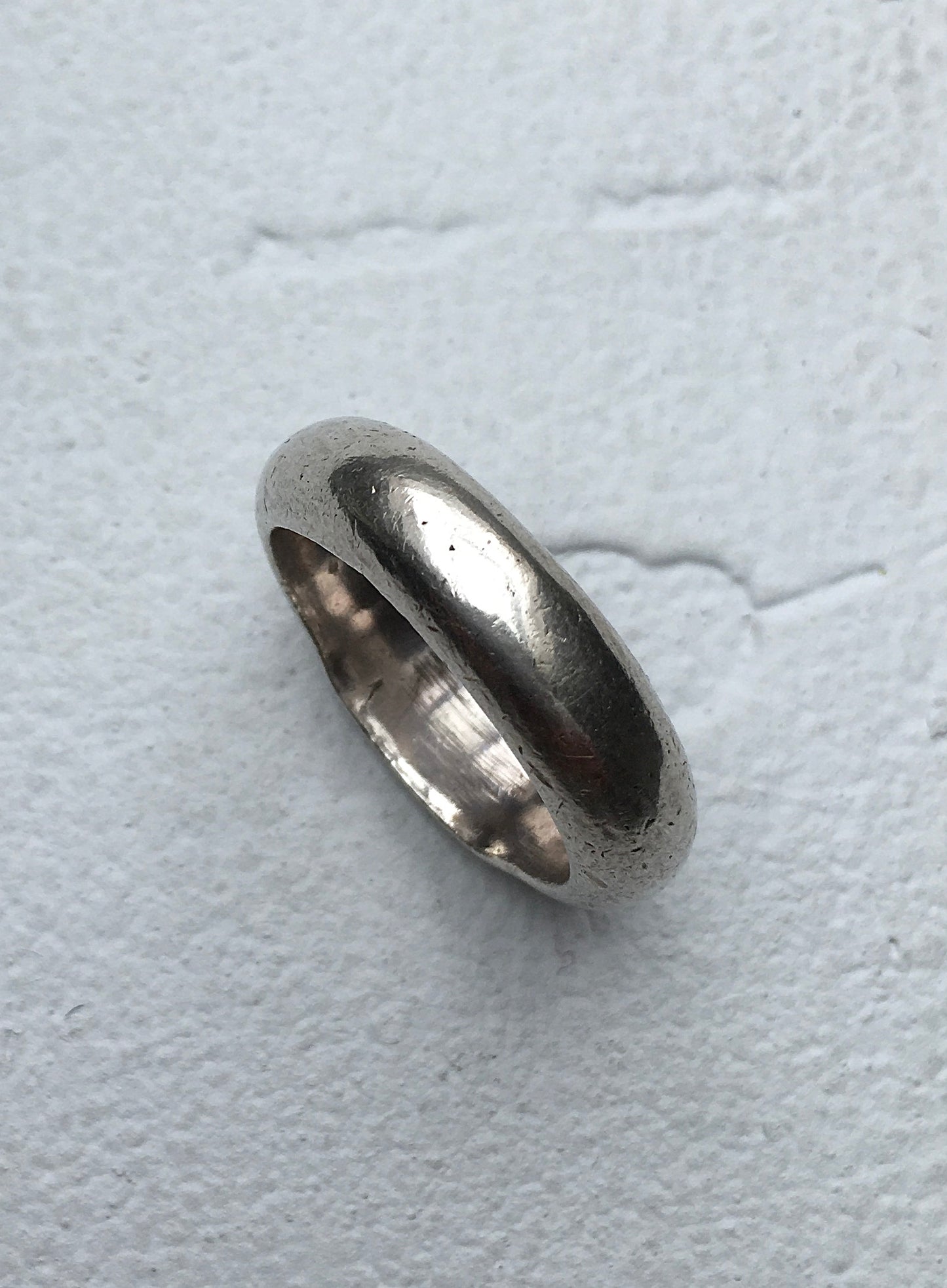 1990s Sterling Silver Hallmark Ring