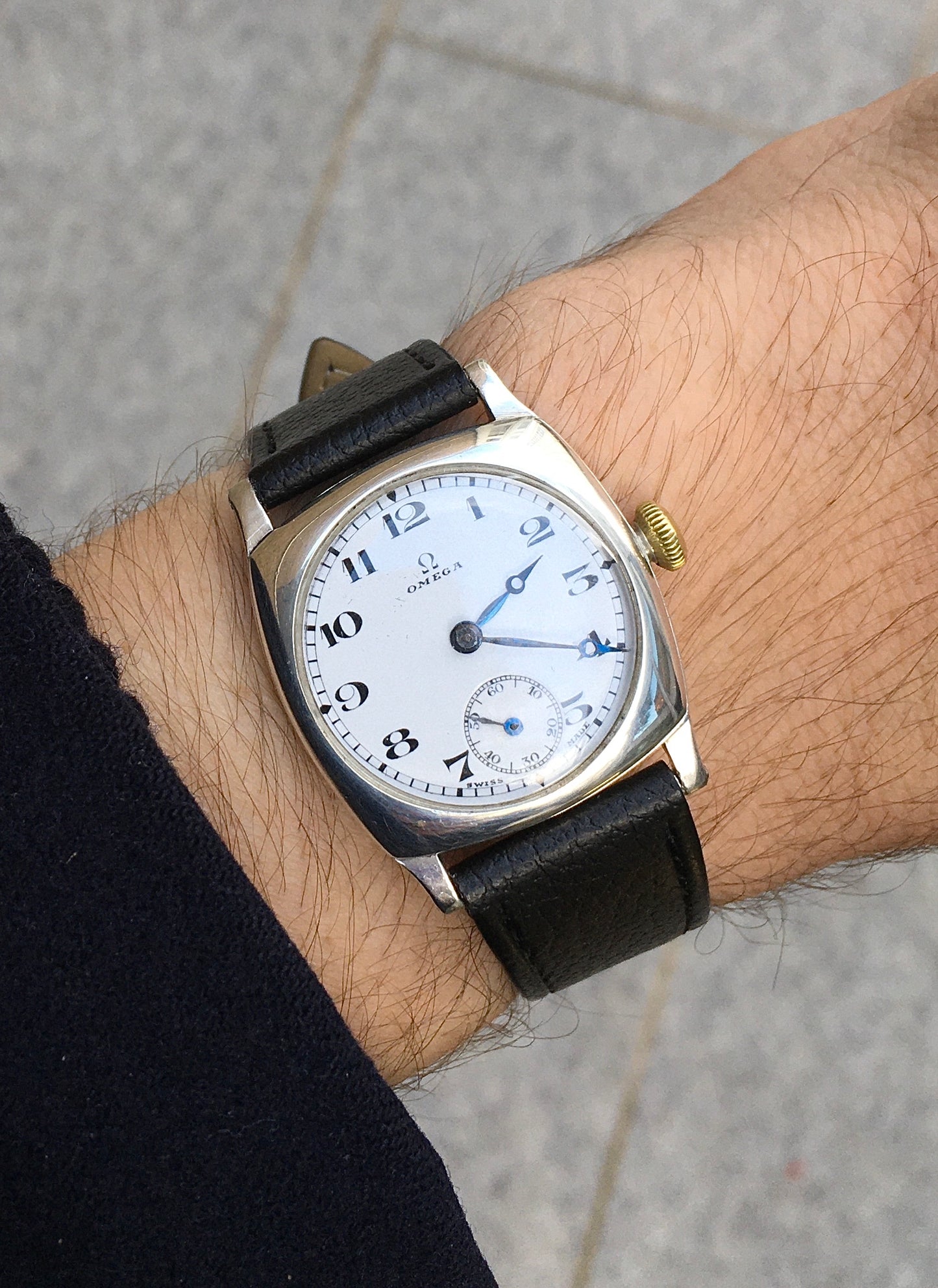 1920s Sterling Silver Omega