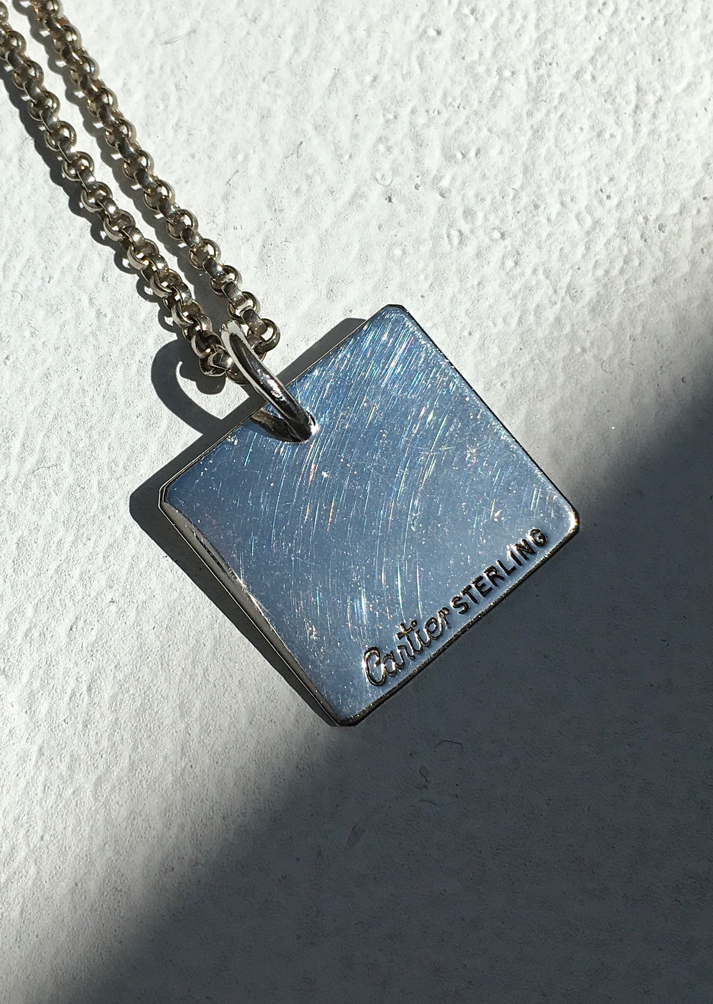 Vintage Sterling Silver Cartier Necklace