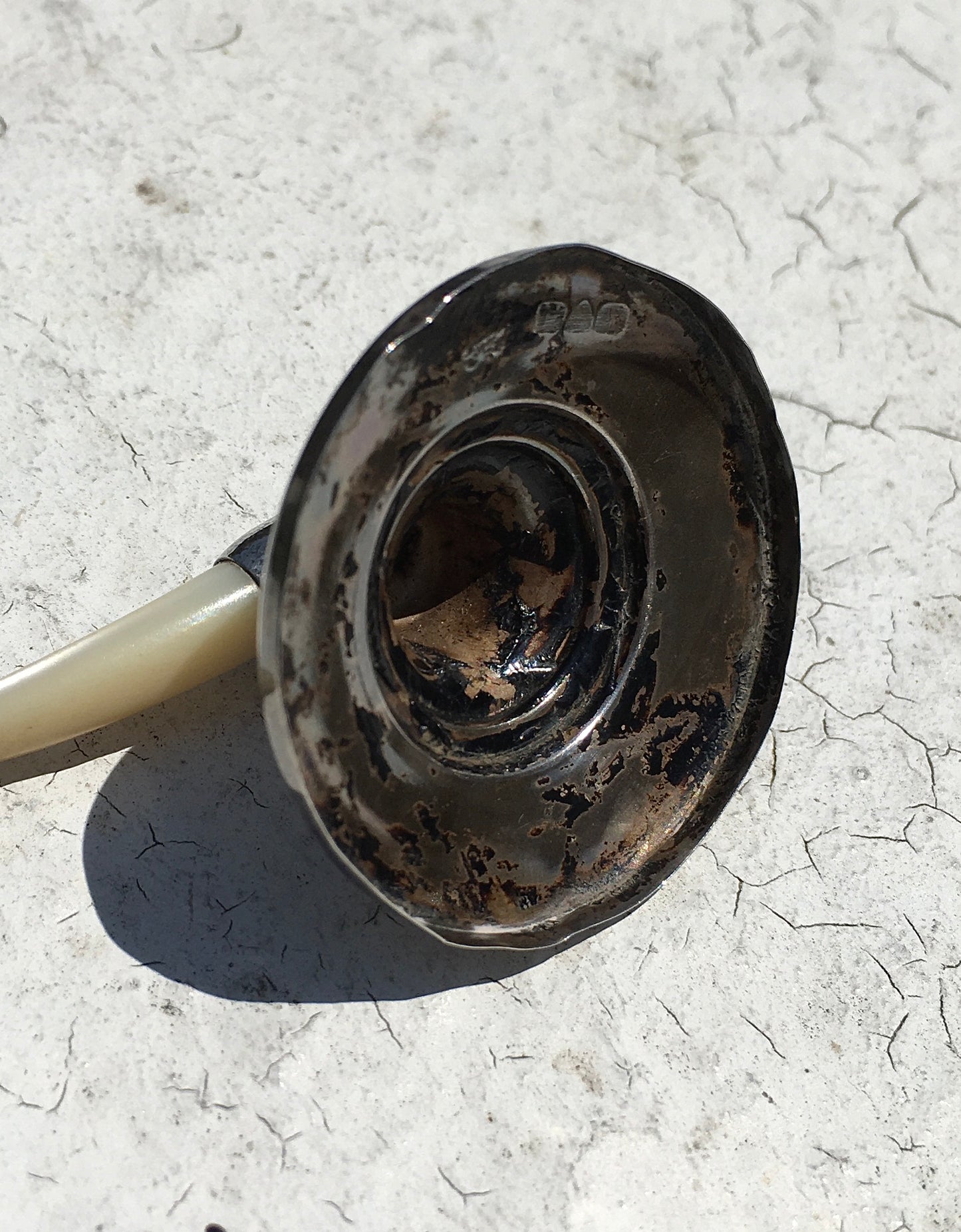 Antique Sterling Silver Ring Stand