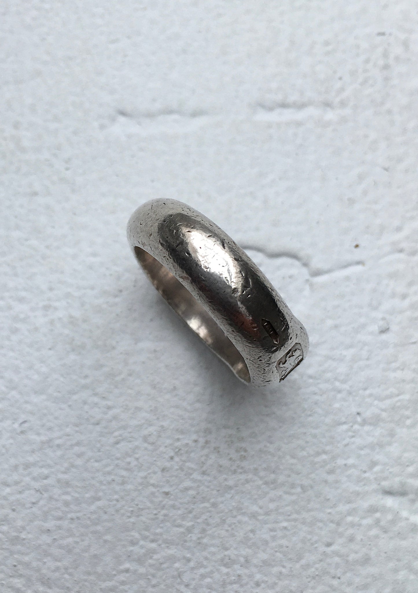 1990s Sterling Silver Hallmark Ring