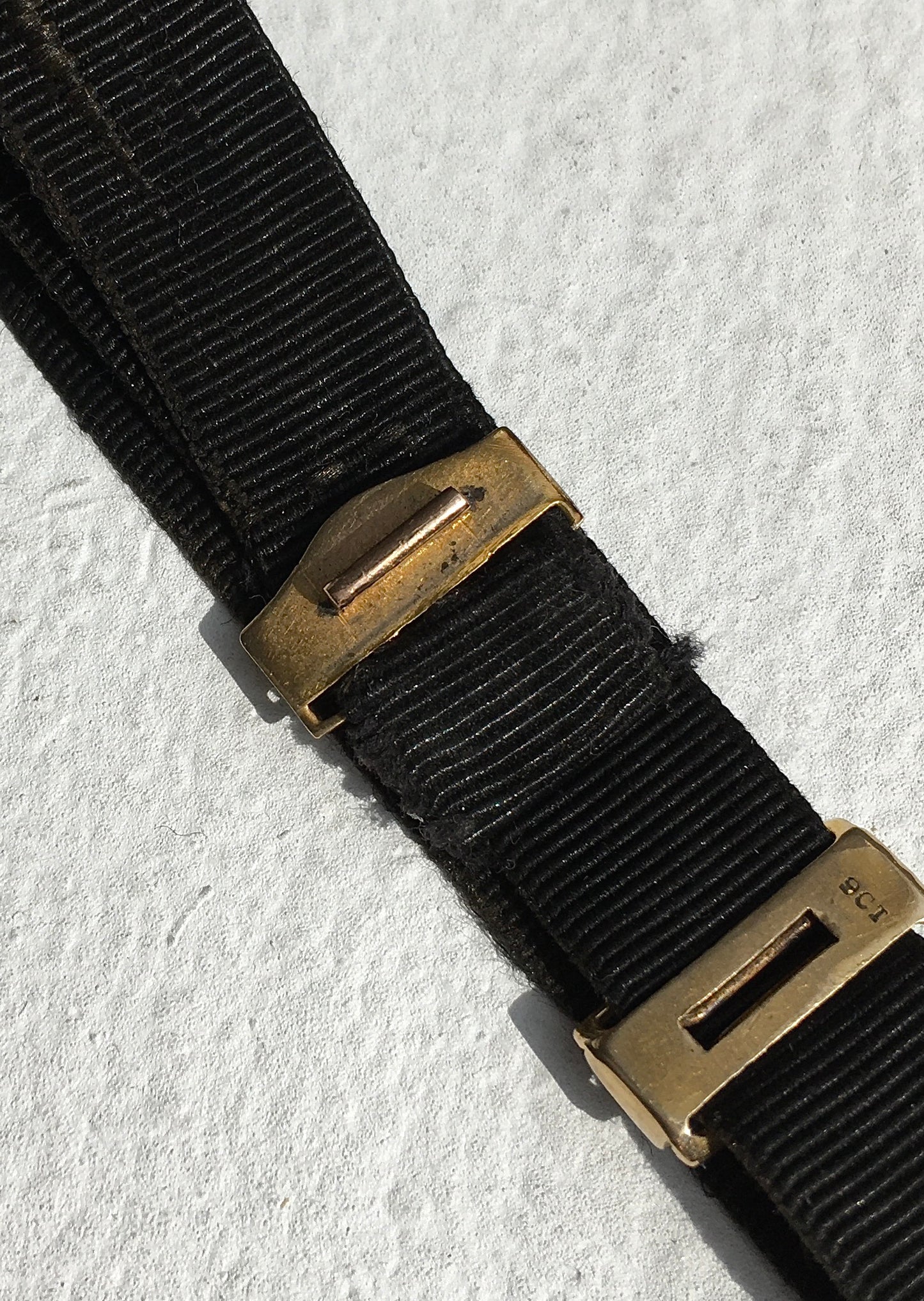 Antique 9ct Gold Mourning Bracelet