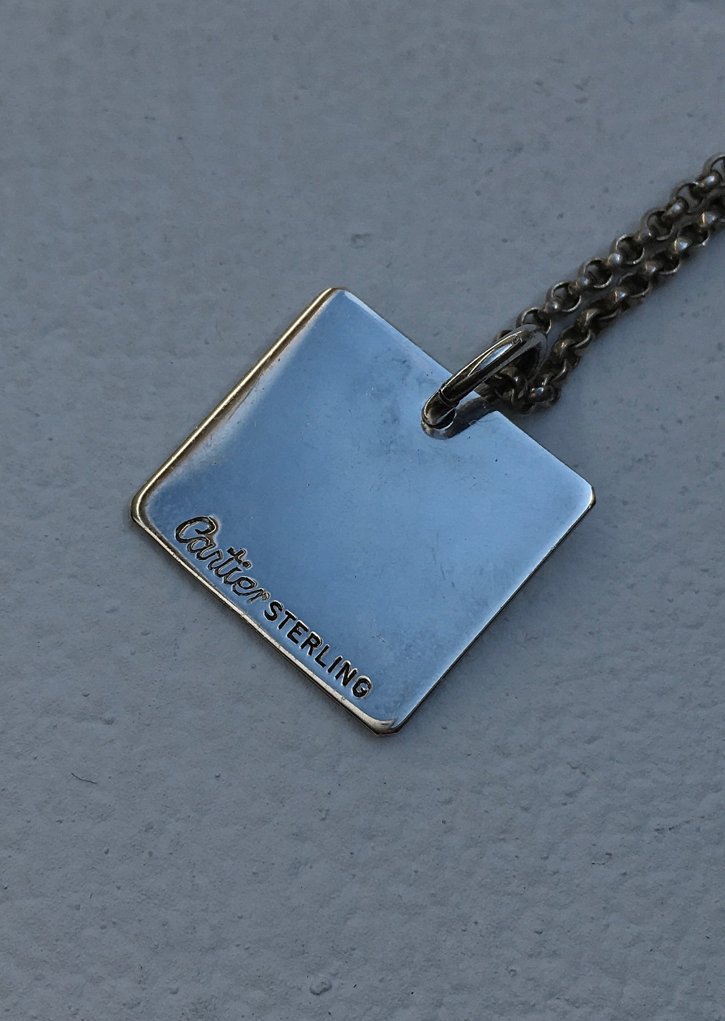 Vintage Sterling Silver Cartier Necklace