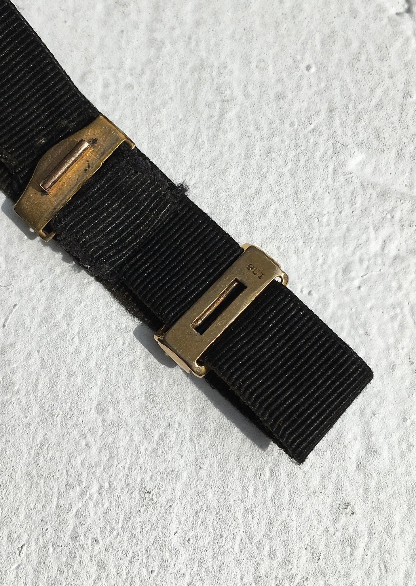 Antique 9ct Gold Mourning Bracelet