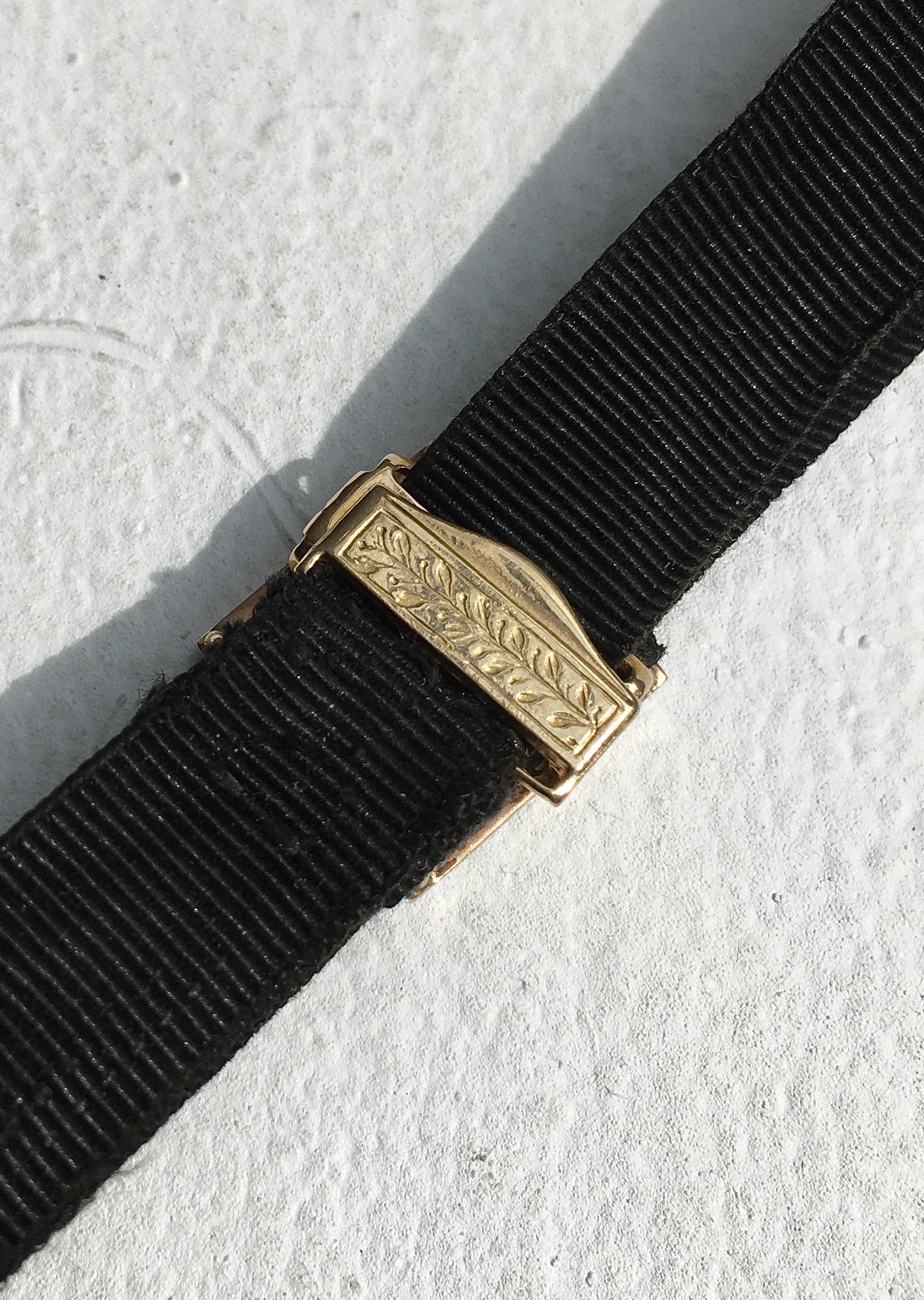 Antique 9ct Gold Mourning Bracelet