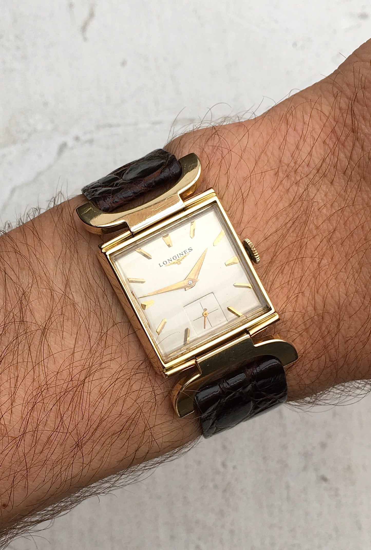 1950s 14k Gold Longines