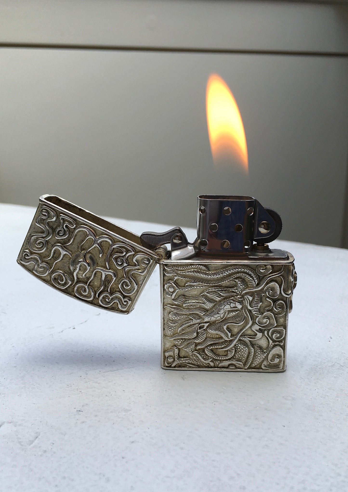 Vintage Solid Silver Lighter