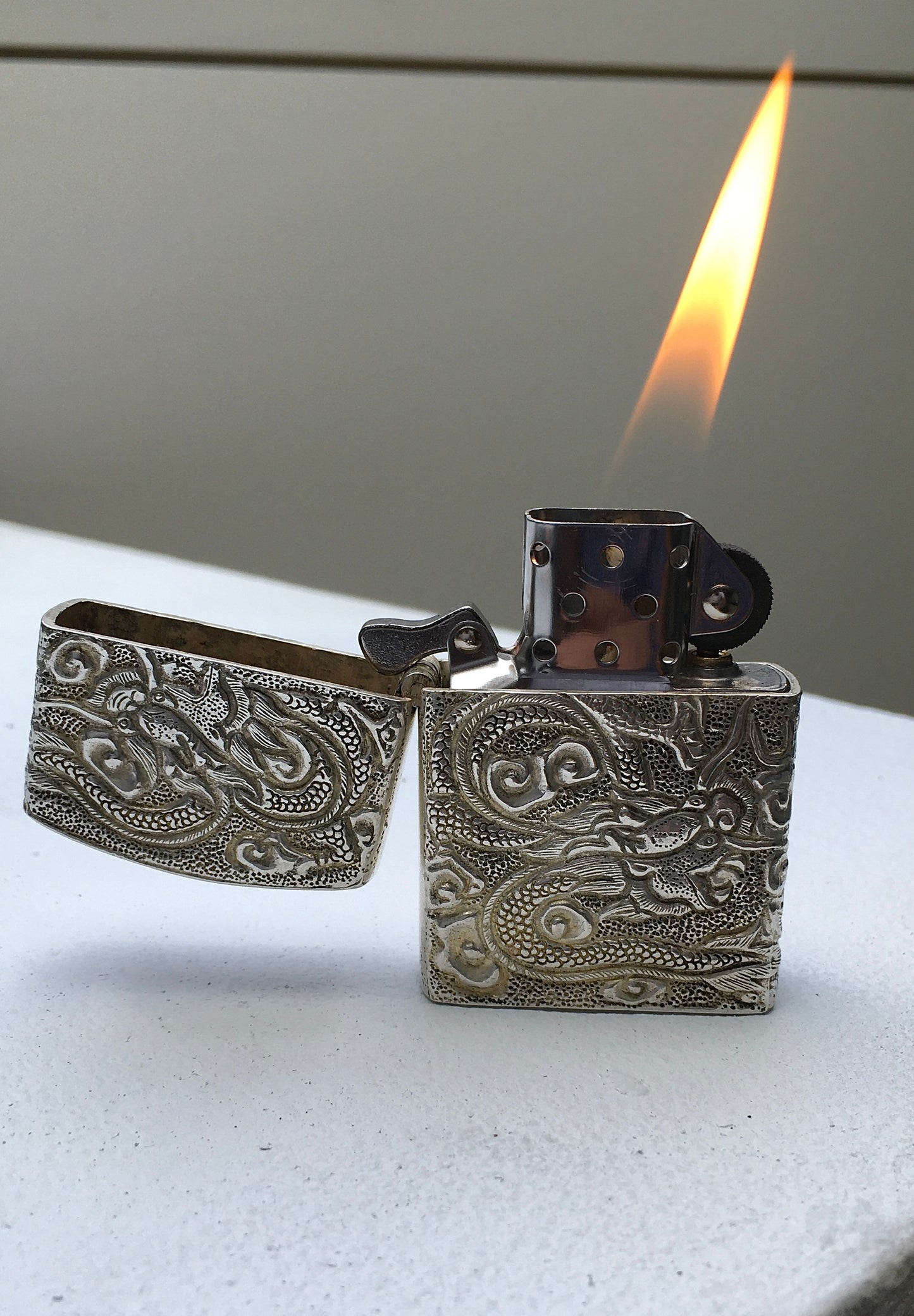 Vintage Solid Silver Lighter
