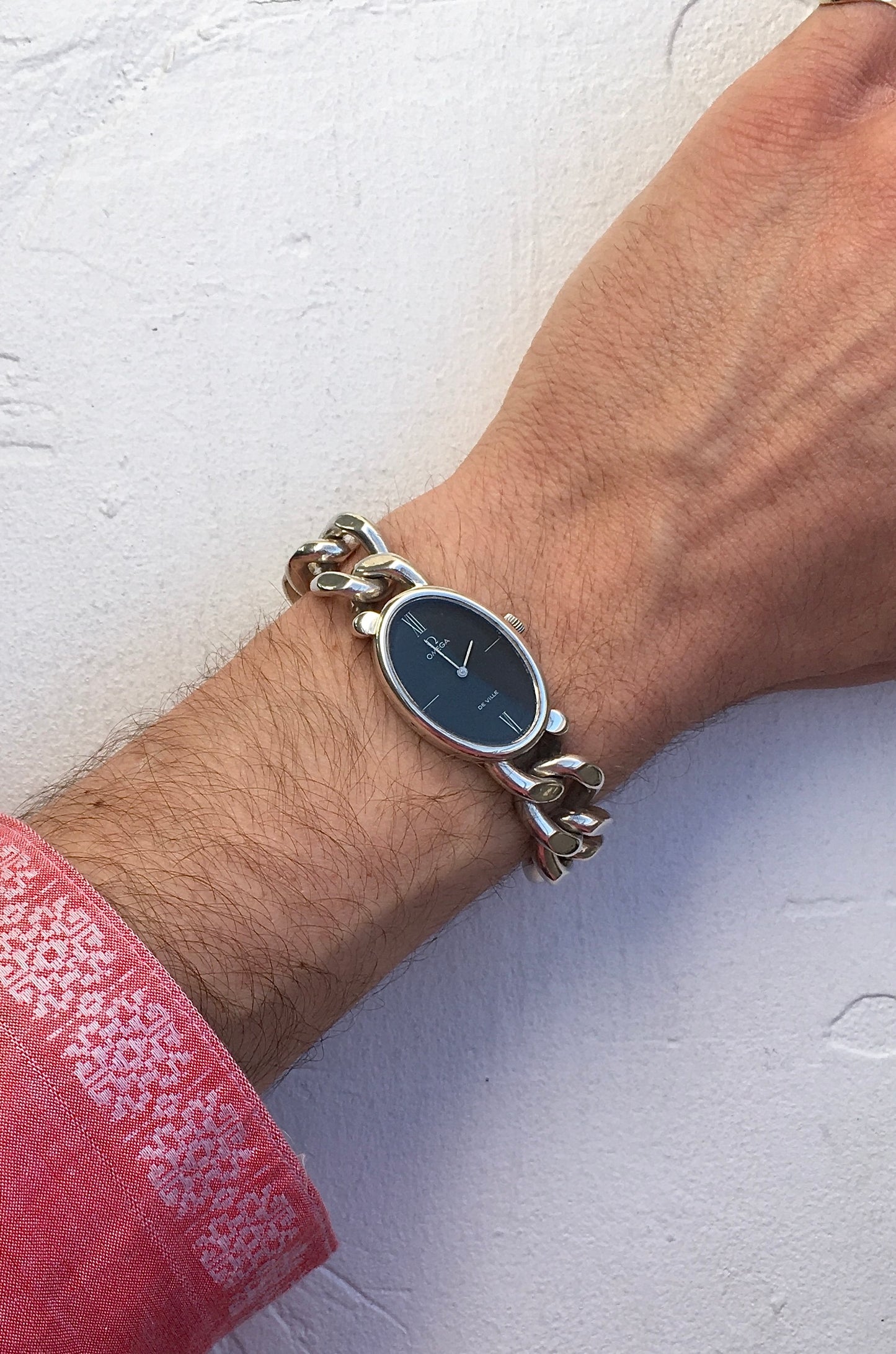 1970s Sterling Silver Jeux d’Argent Omega De Ville