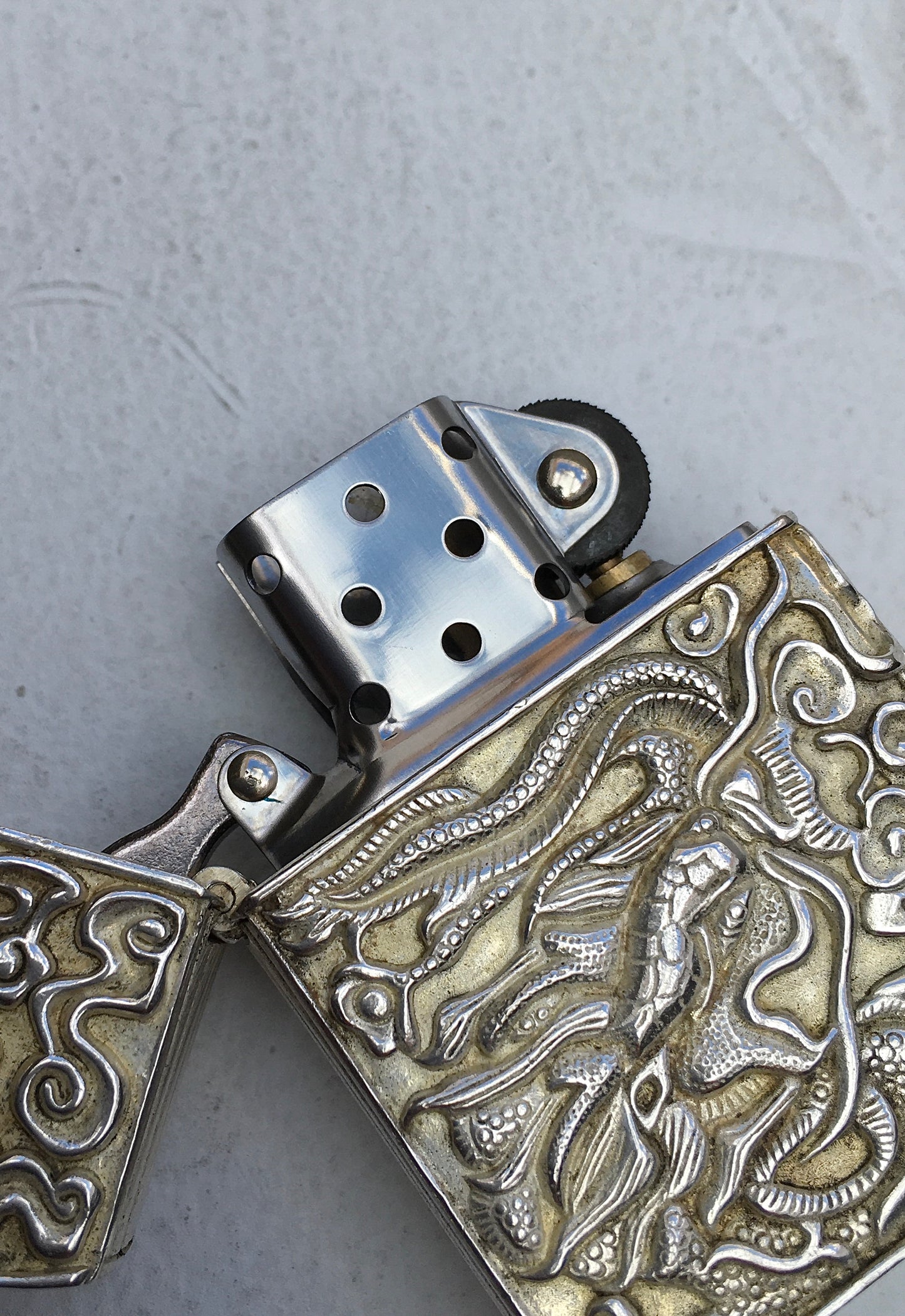 Vintage Solid Silver Lighter