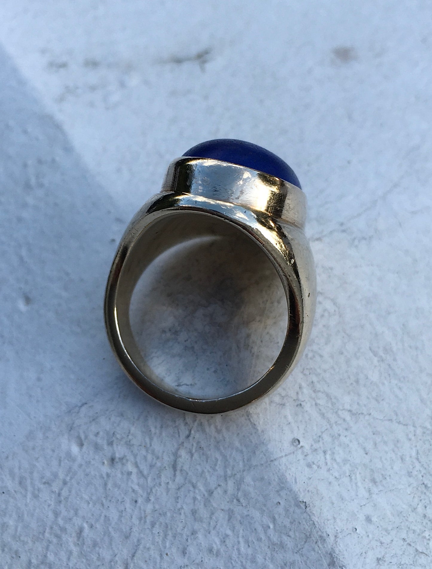 9ct Gold x Lapis Lazuli Ring