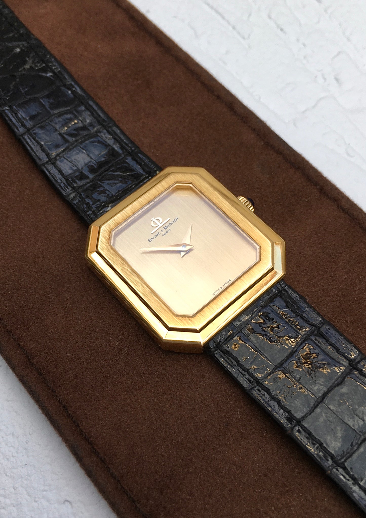 1980s 18k Baume & Mercier
