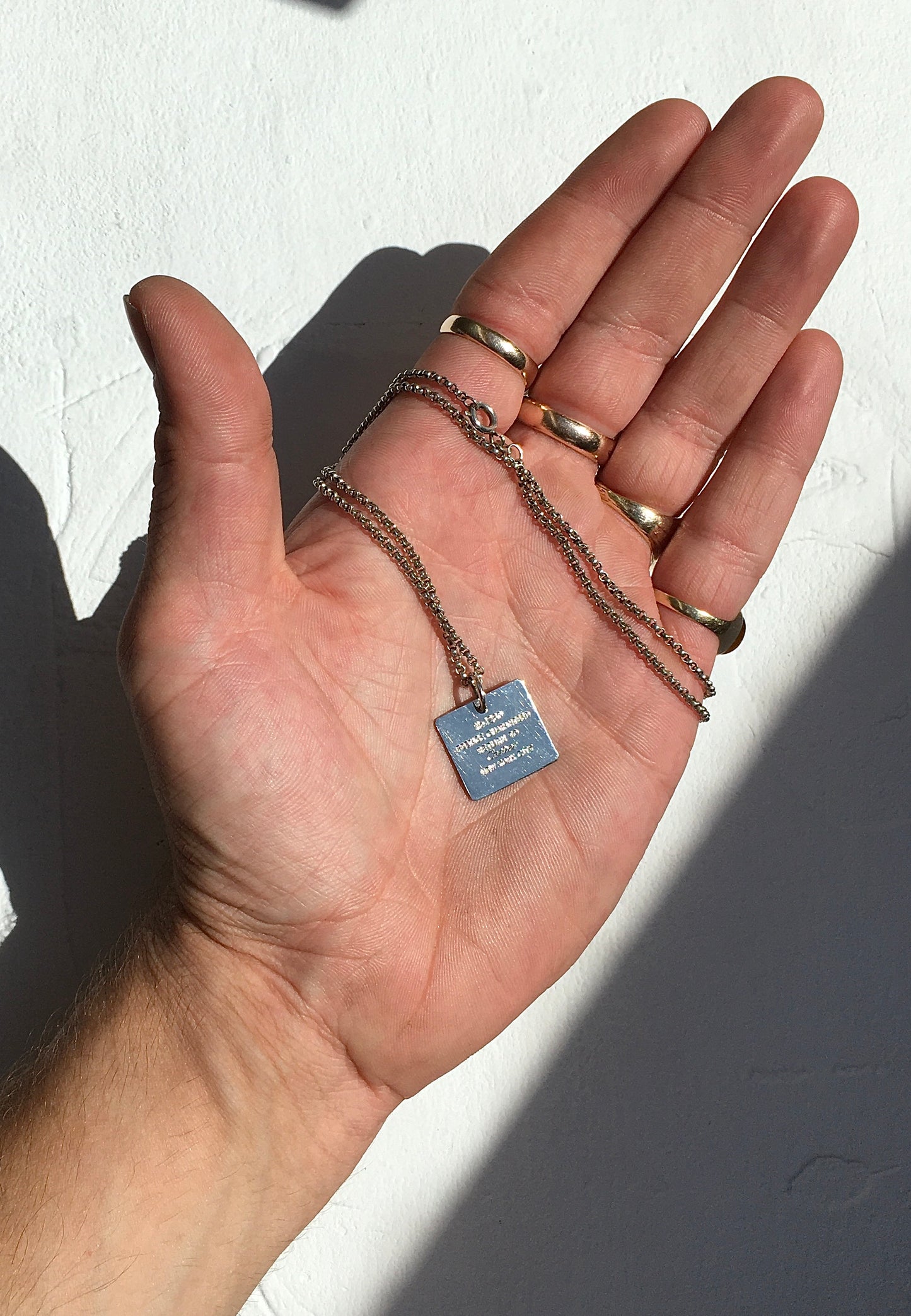 Vintage Sterling Silver Cartier Necklace