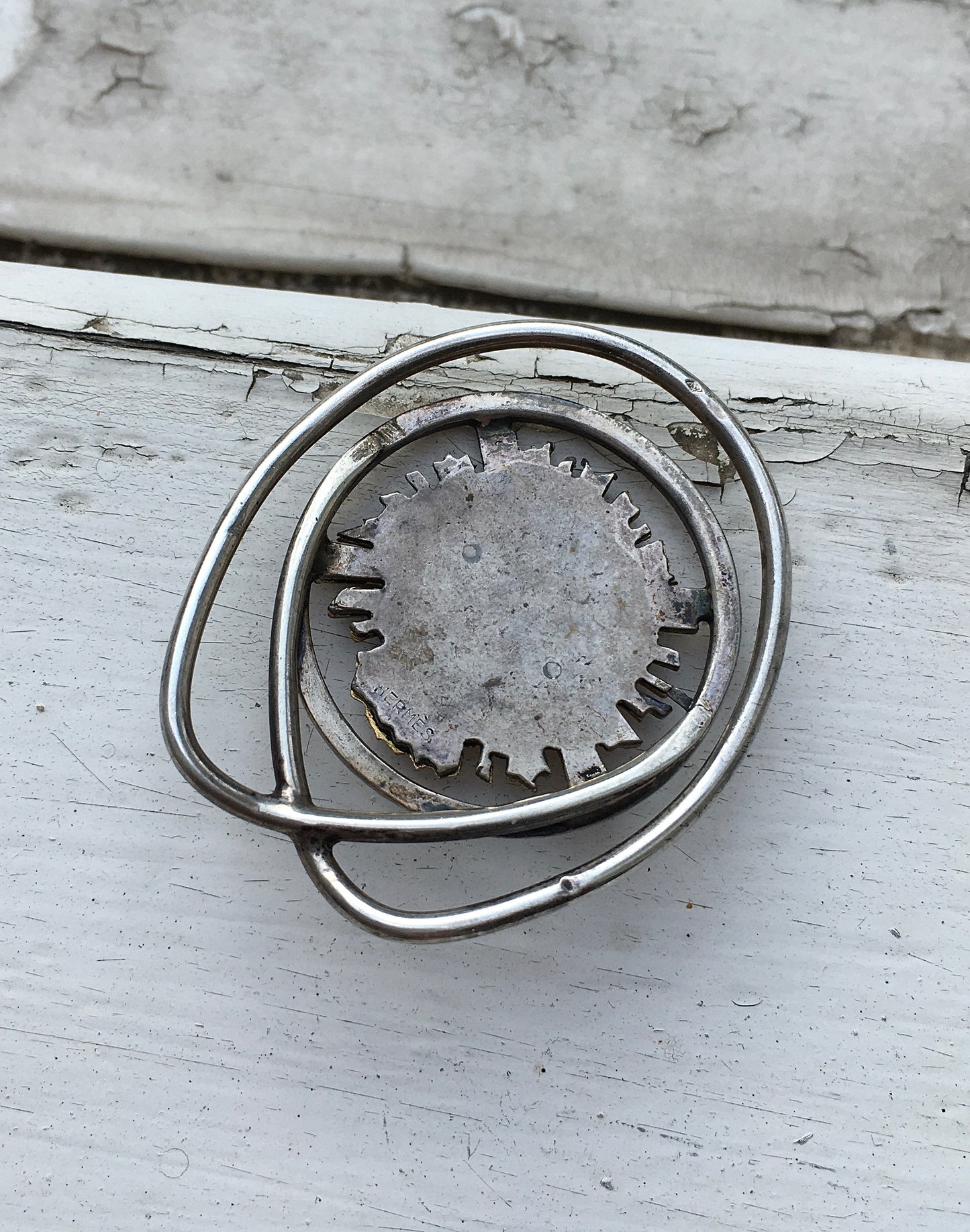 Vintage Silver Hermès Money Clip