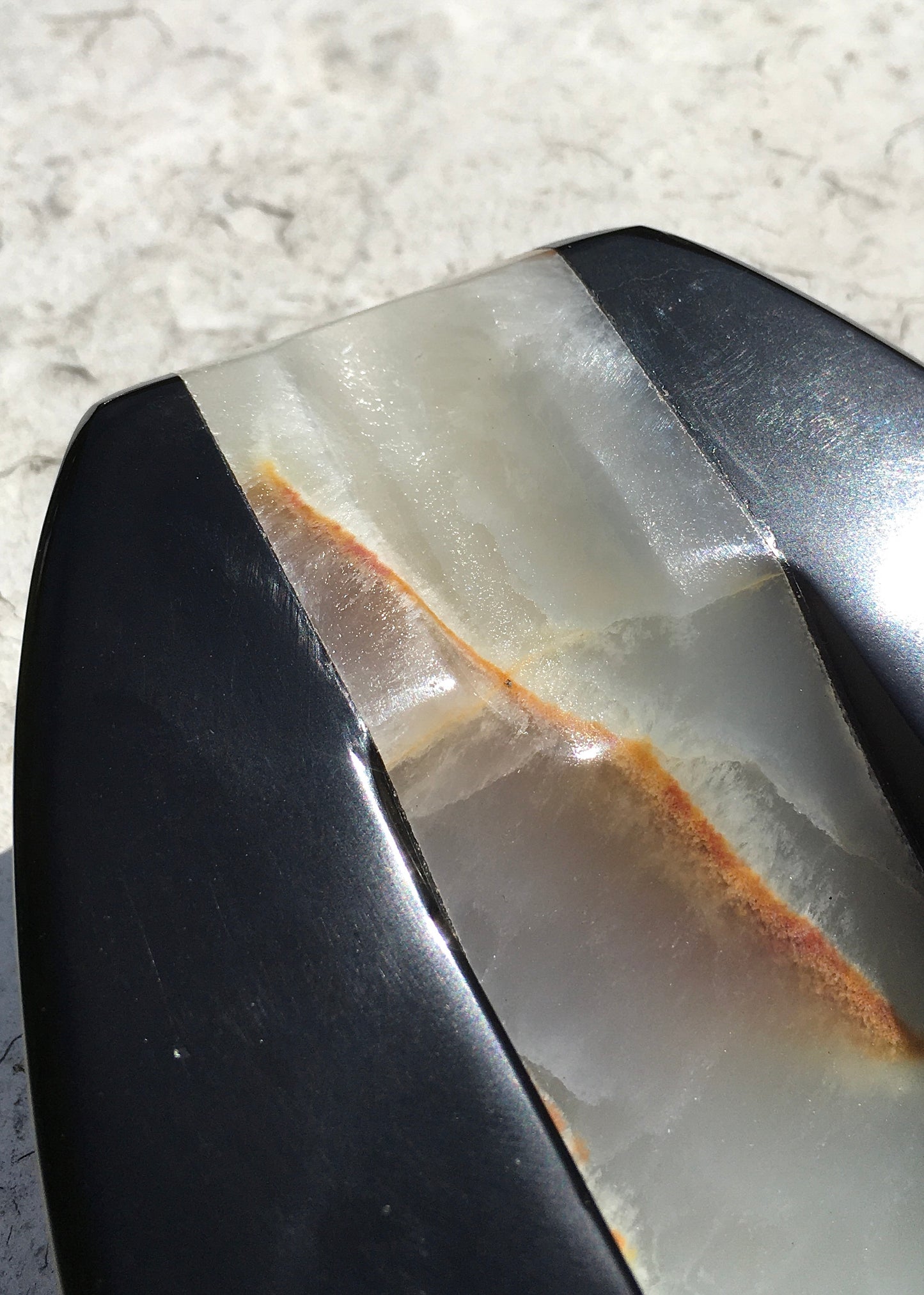 Agate & Onyx Cigar Ashtray