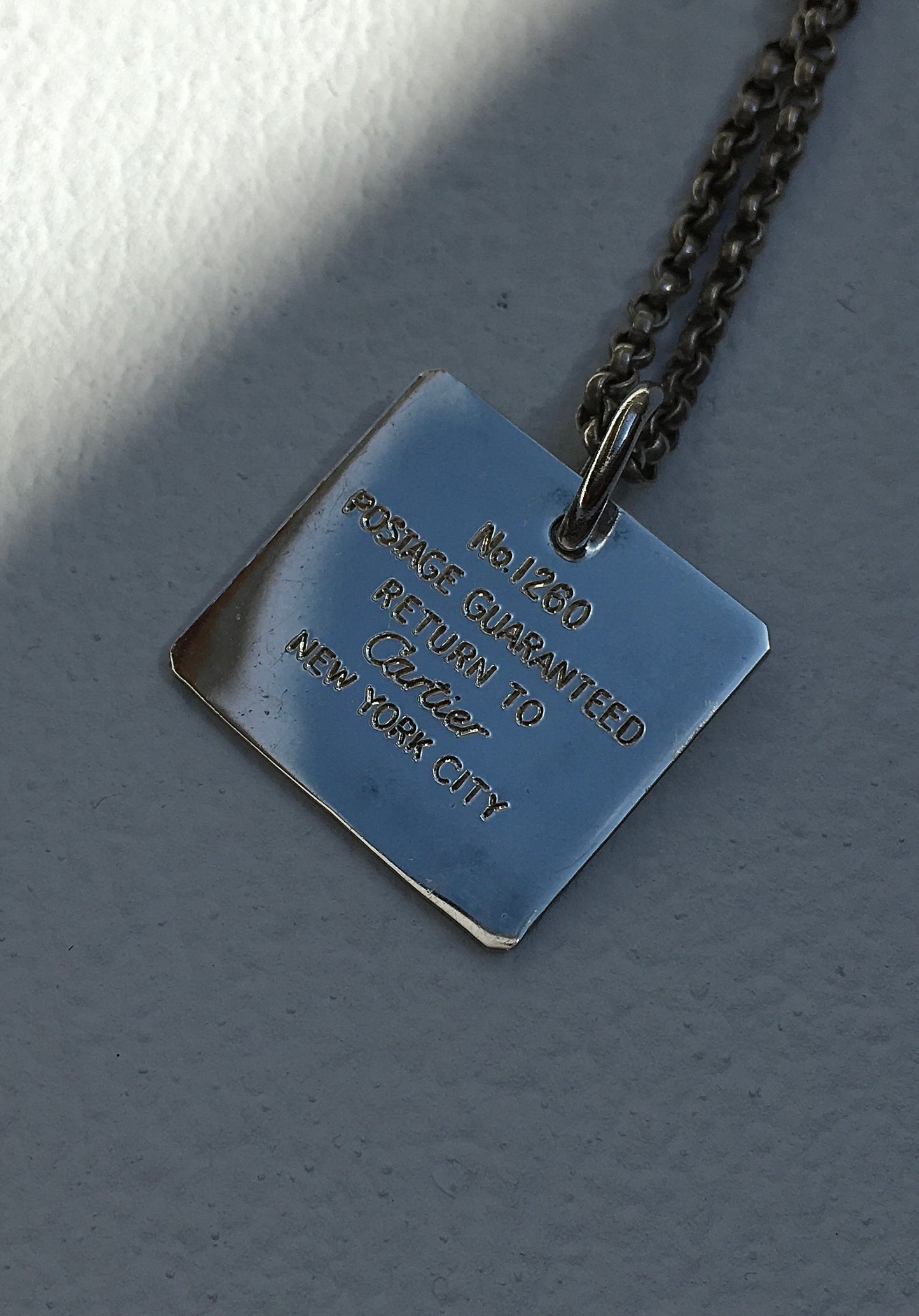 Vintage Sterling Silver Cartier Necklace