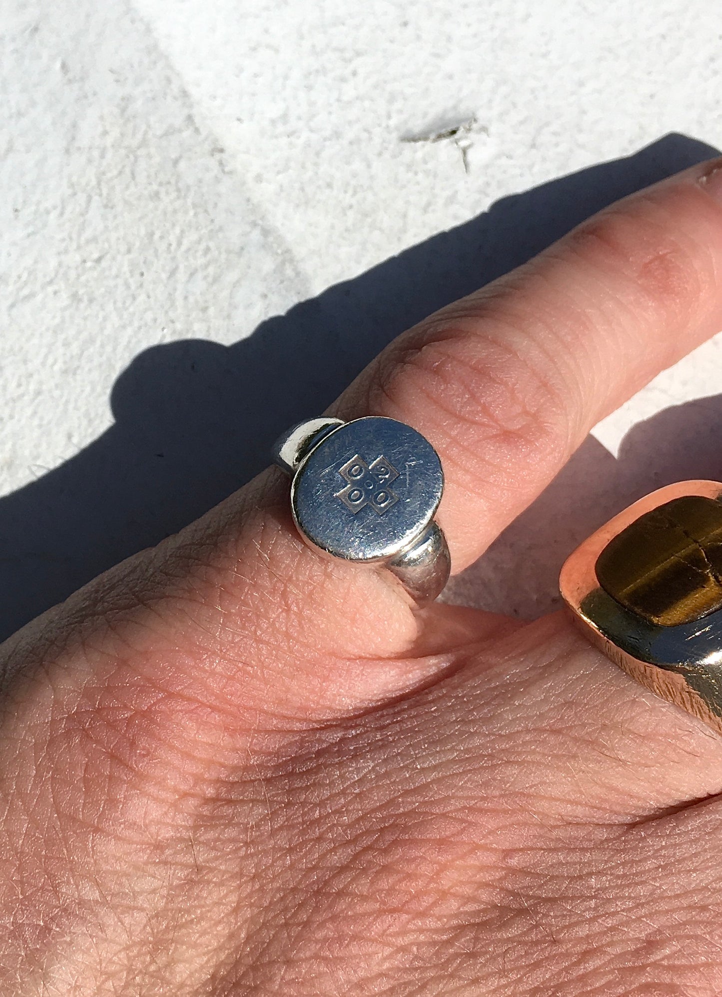 Vintage Millenium Sterling Silver Ring