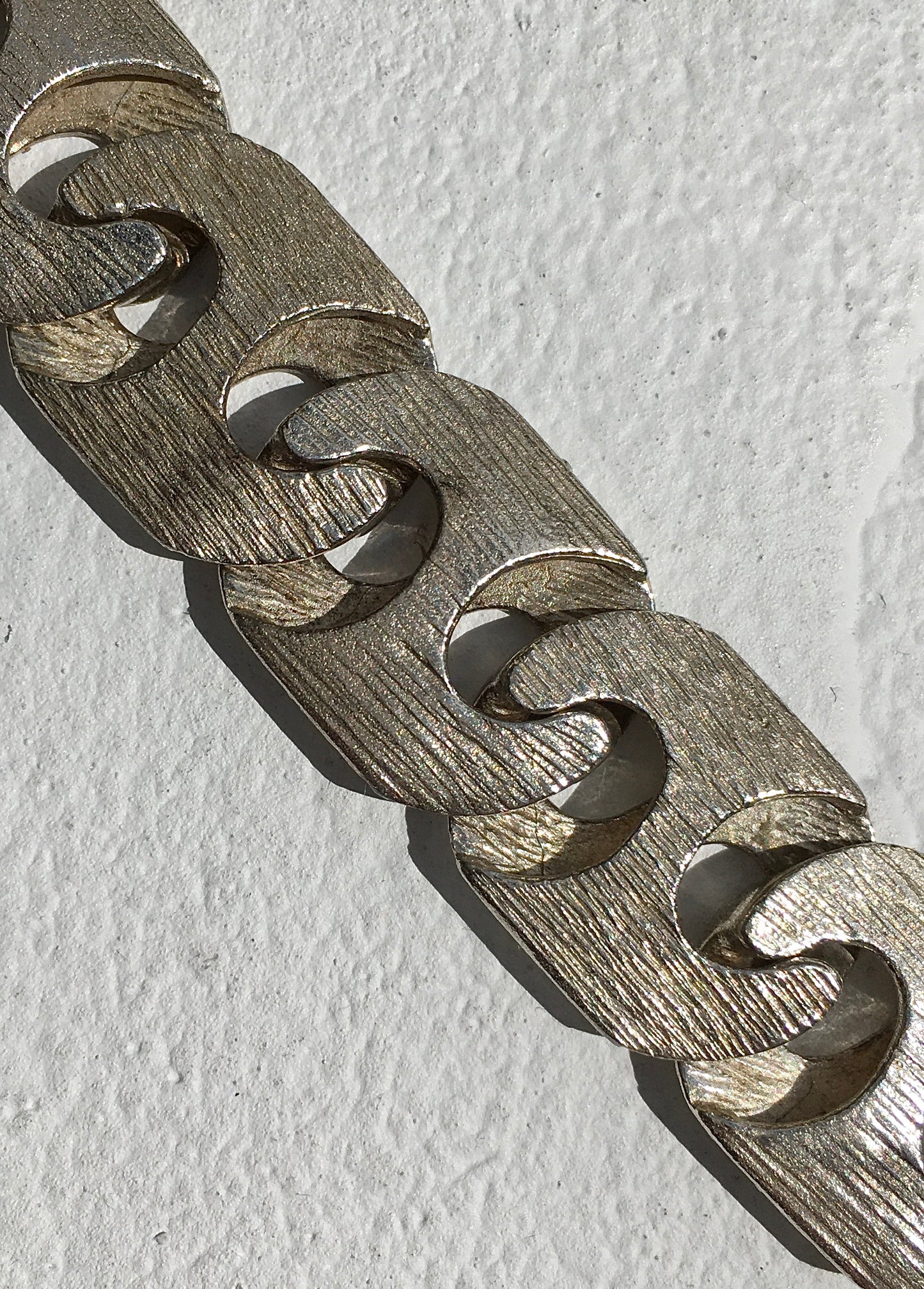 Vintage Sterling Silver Curb Link