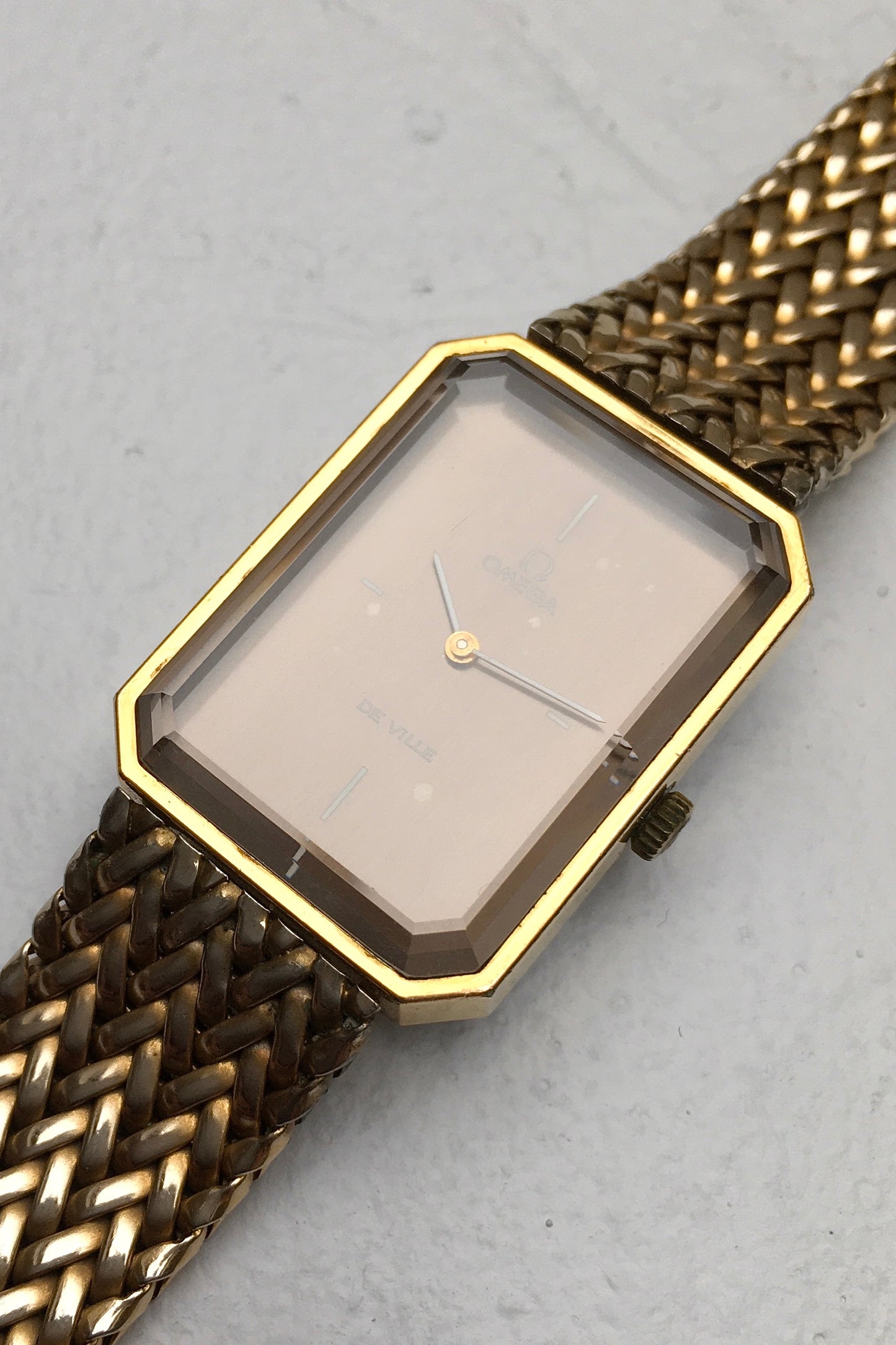 1970s Andrew Grima Emerald Line Omega De Ville