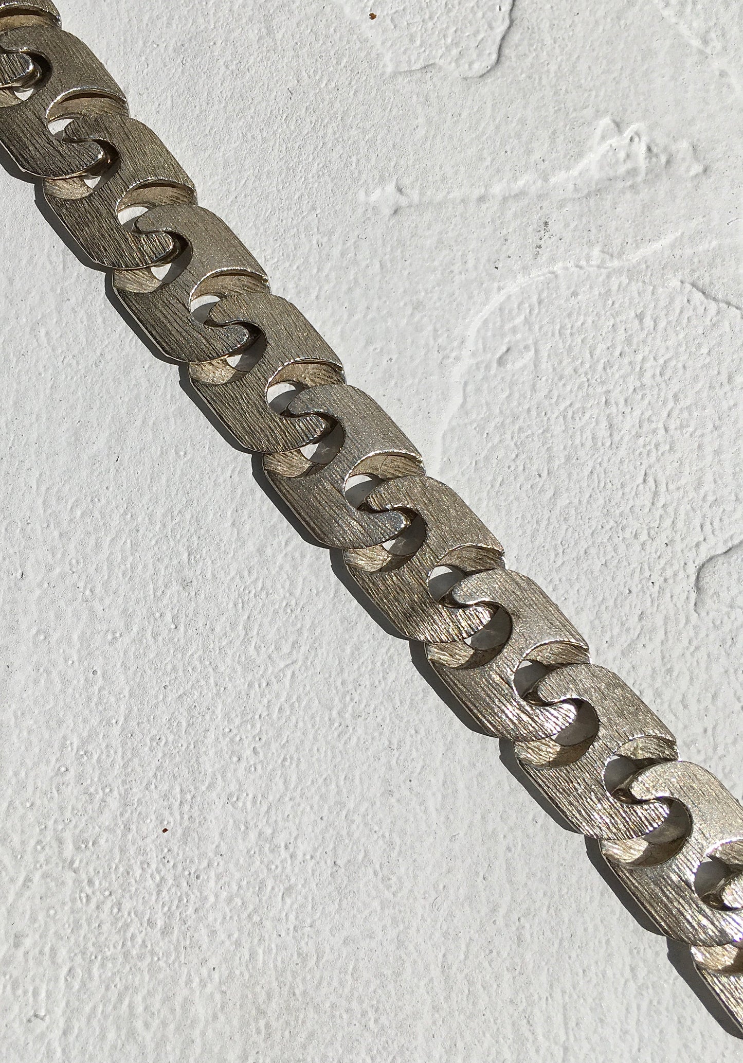 Vintage Sterling Silver Curb Link