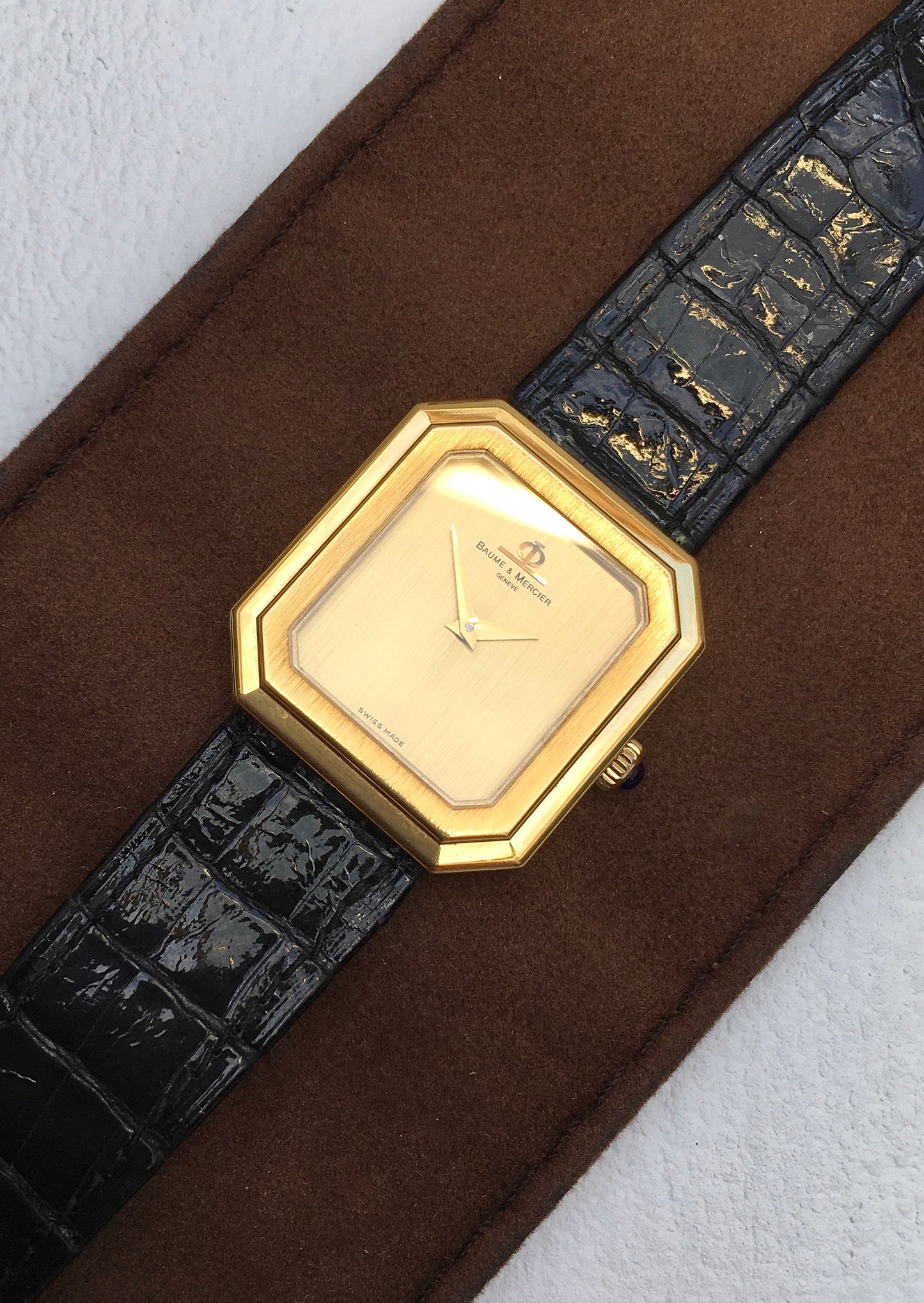 1980s 18k Baume & Mercier