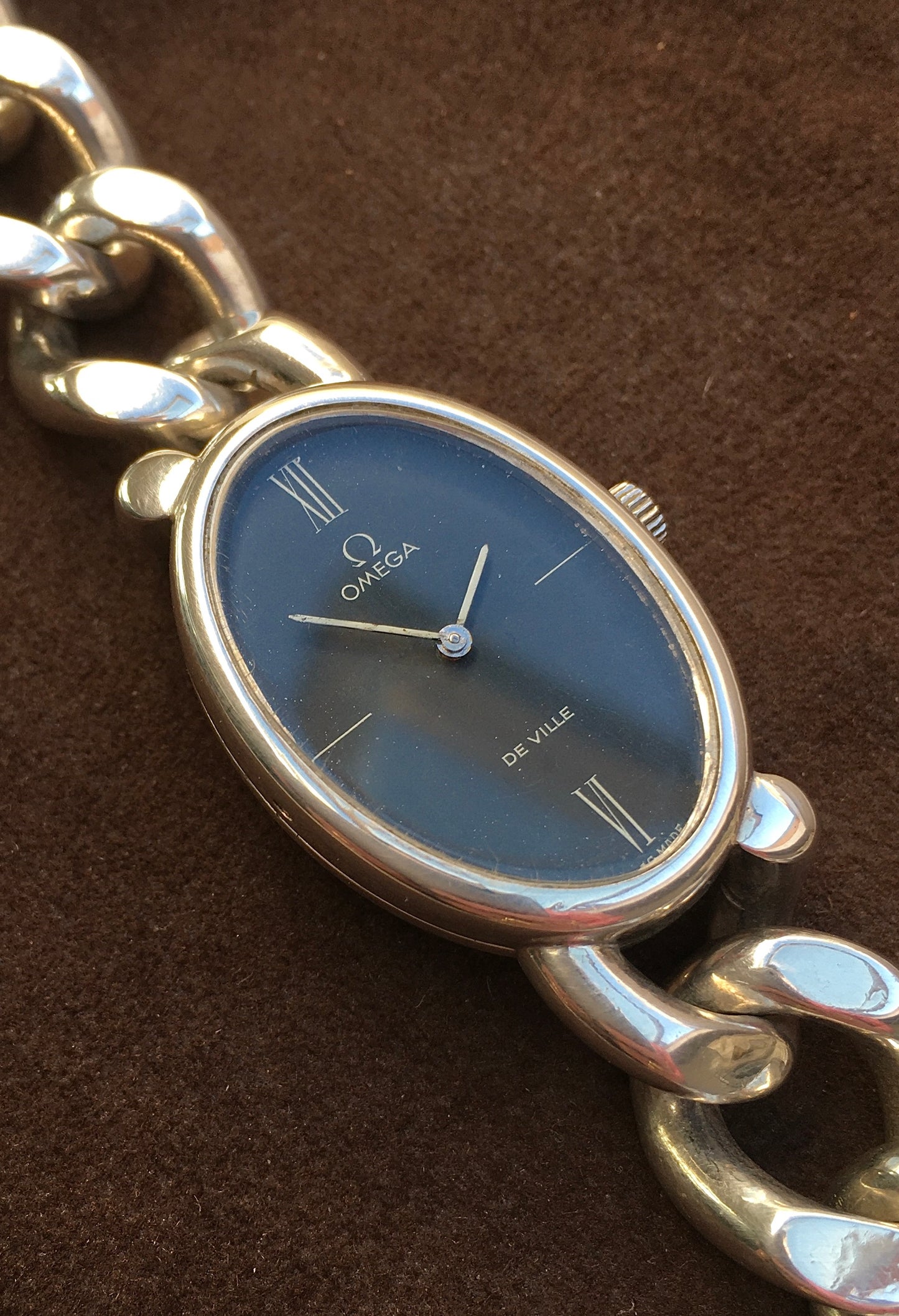 1970s Sterling Silver Jeux d’Argent Omega De Ville