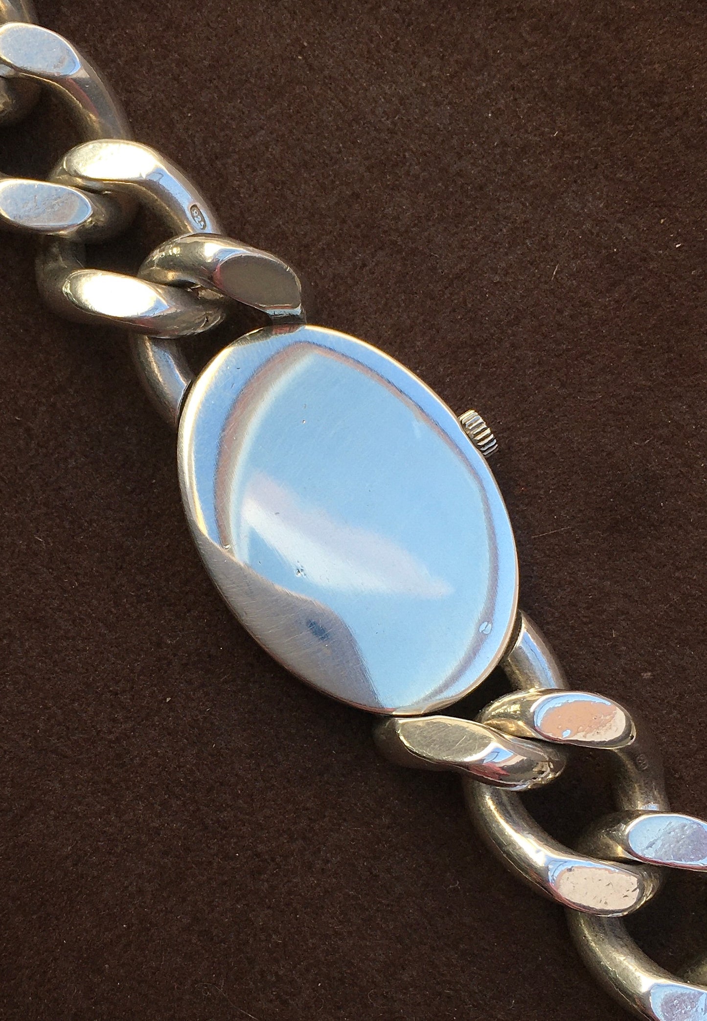 1970s Sterling Silver Jeux d’Argent Omega De Ville