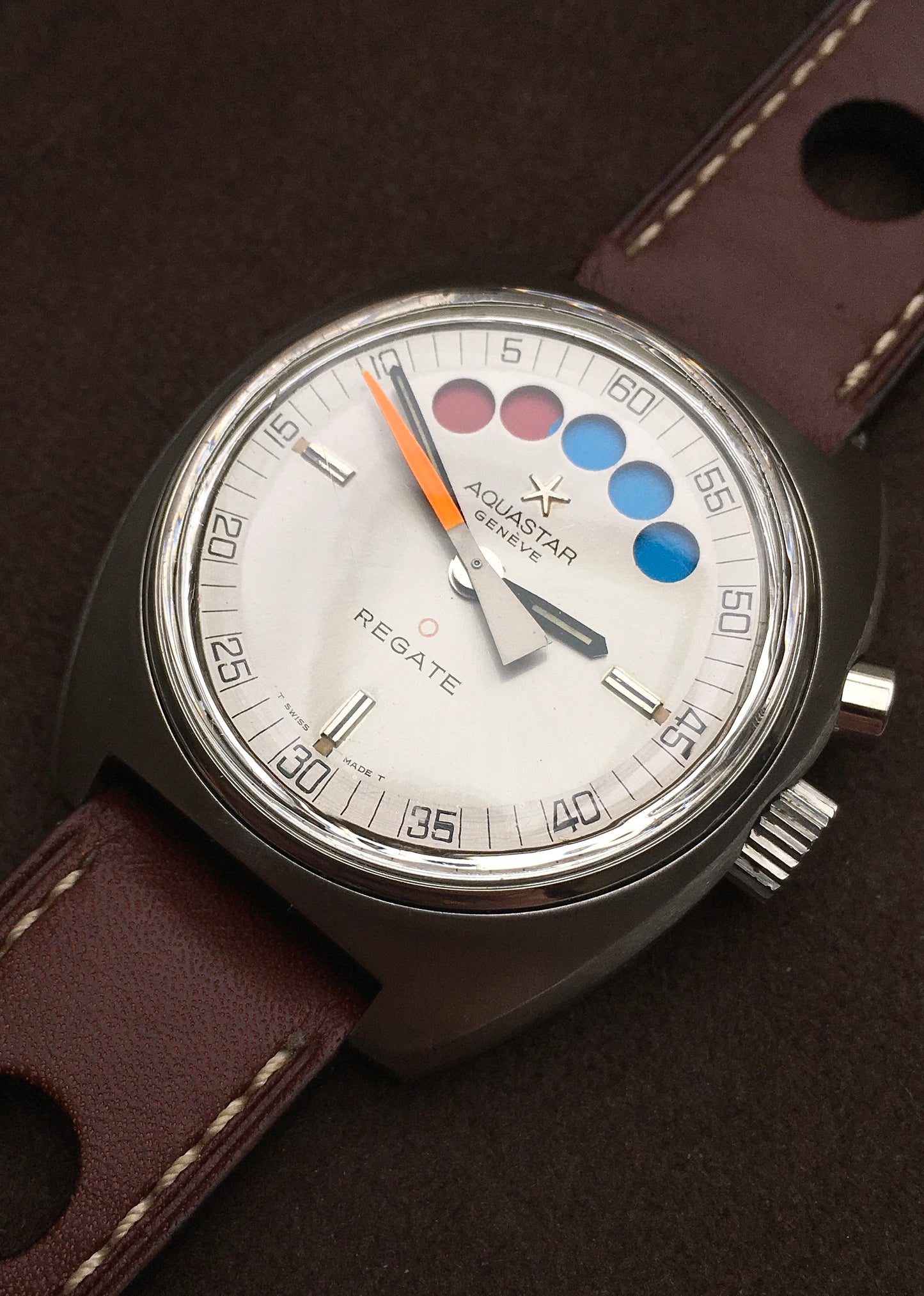 1970s Aquastar Regate Yacht Timer