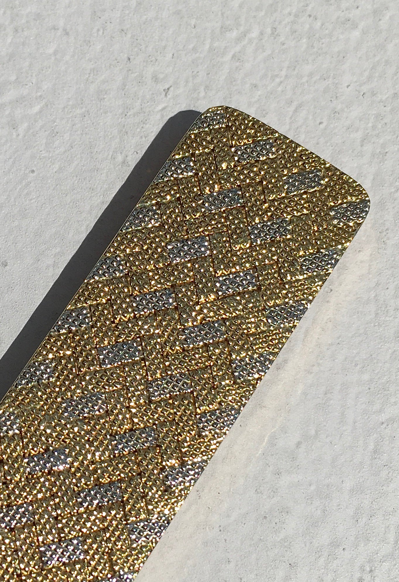 Vintage 1980s 18ct Gold Bi-Colour Dunhill Money Clip