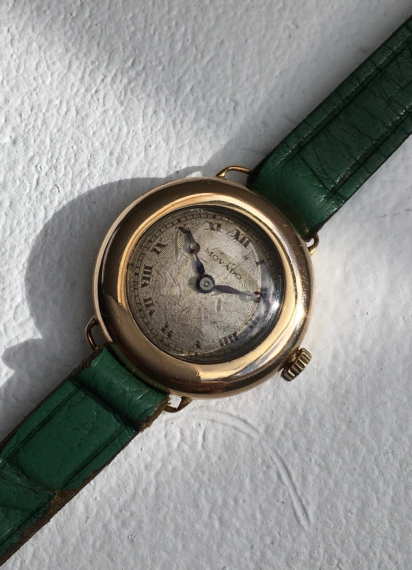 Antique 1920s 9ct Gold Movado