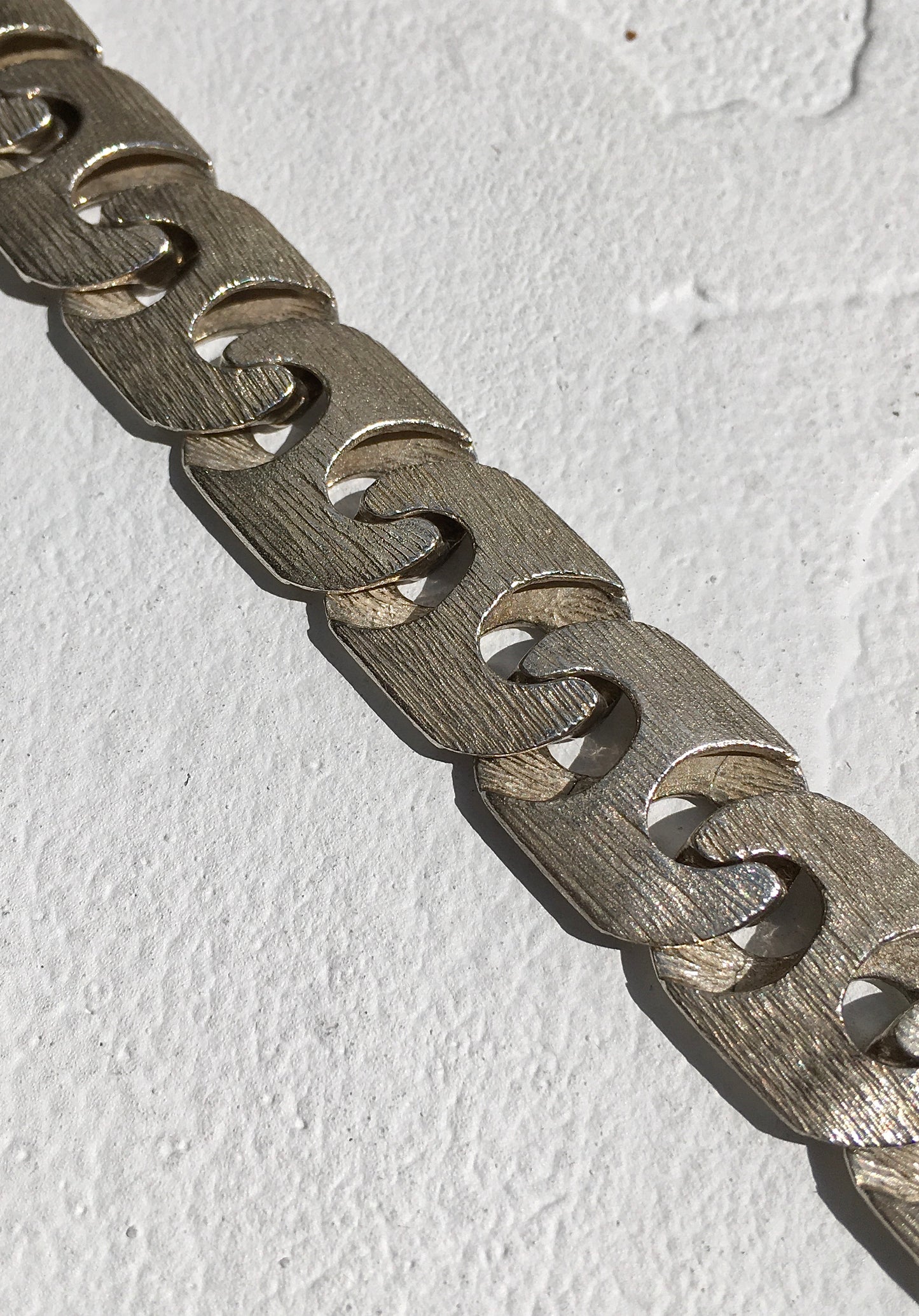 Vintage Sterling Silver Curb Link