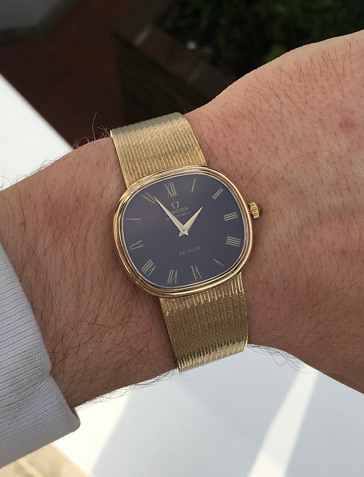 1970s 9ct Gold Omega De Ville