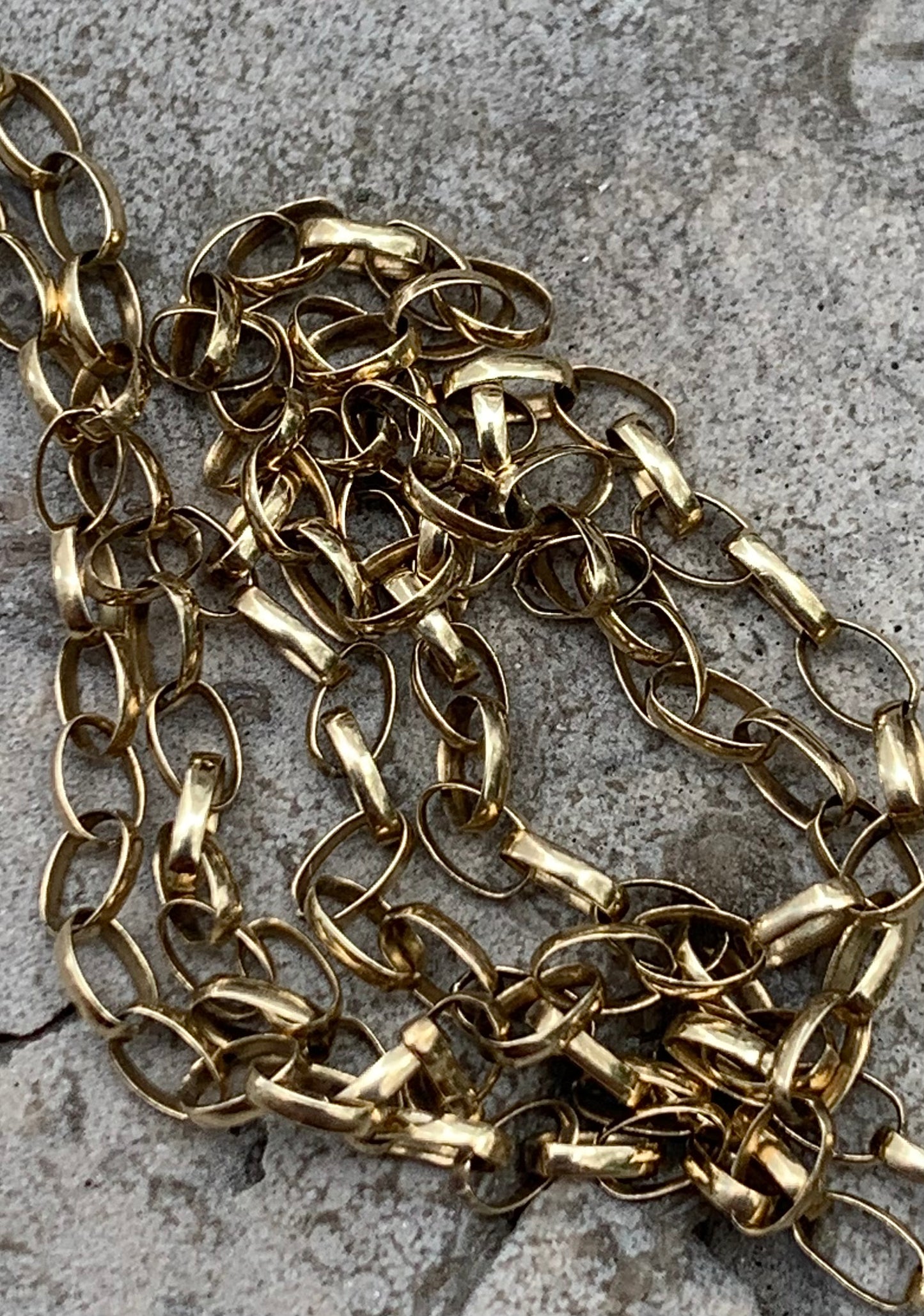 Vintage 9ct Gold Amethyst Necklace