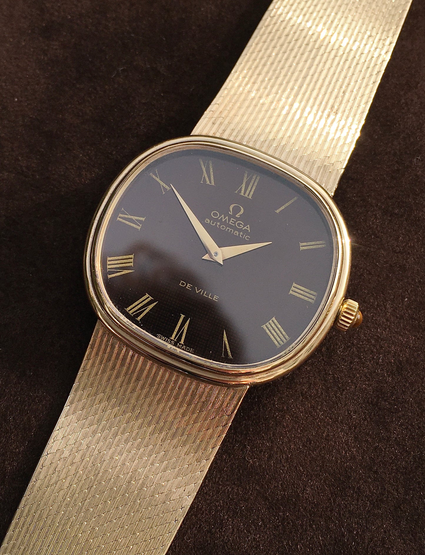 1970s 9ct Gold Omega De Ville