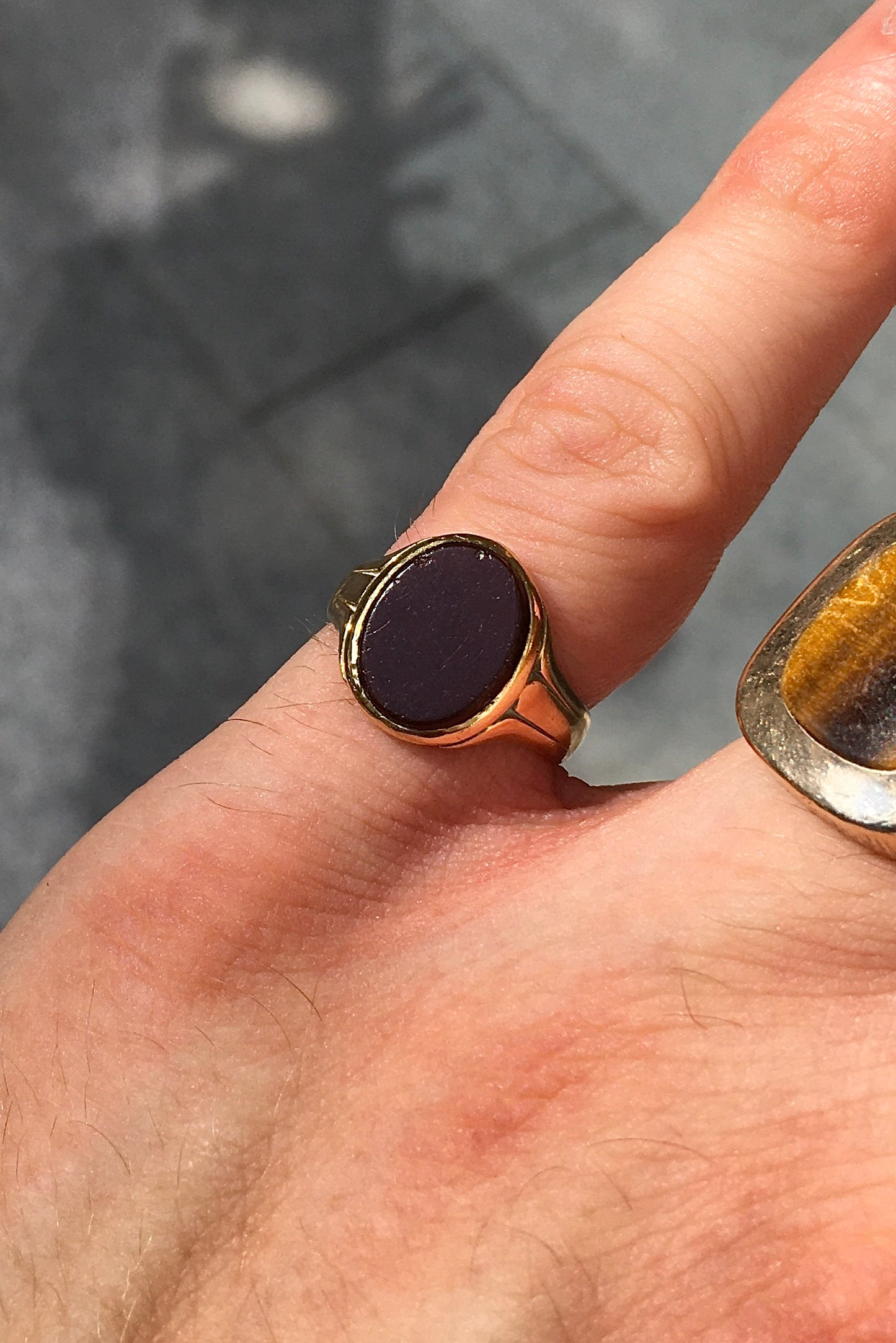 Antique 18ct Gold Carnelian Signet