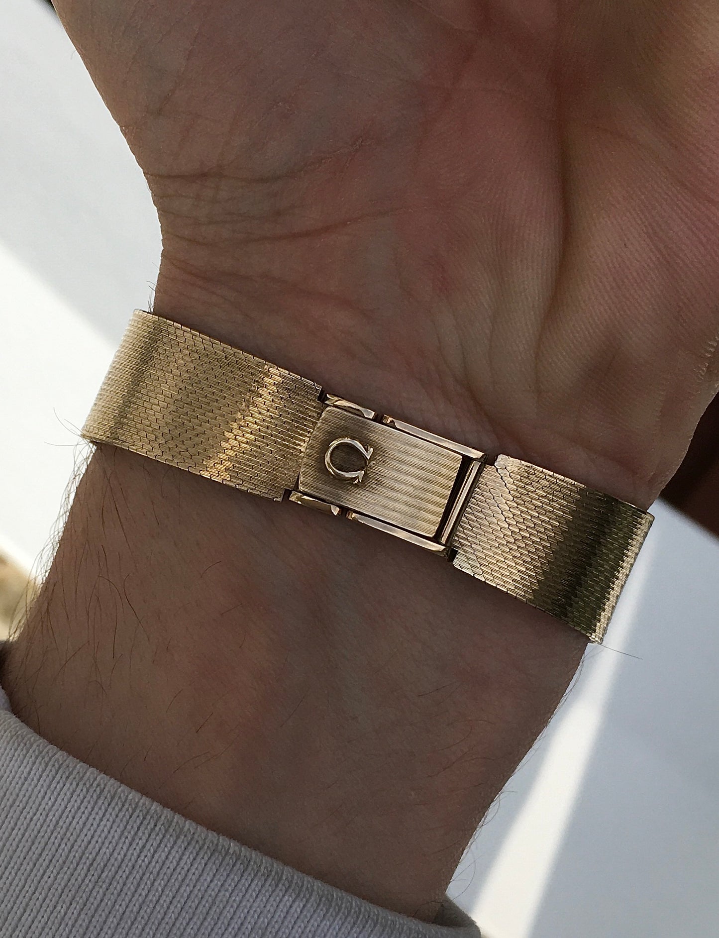 1970s 9ct Gold Omega De Ville