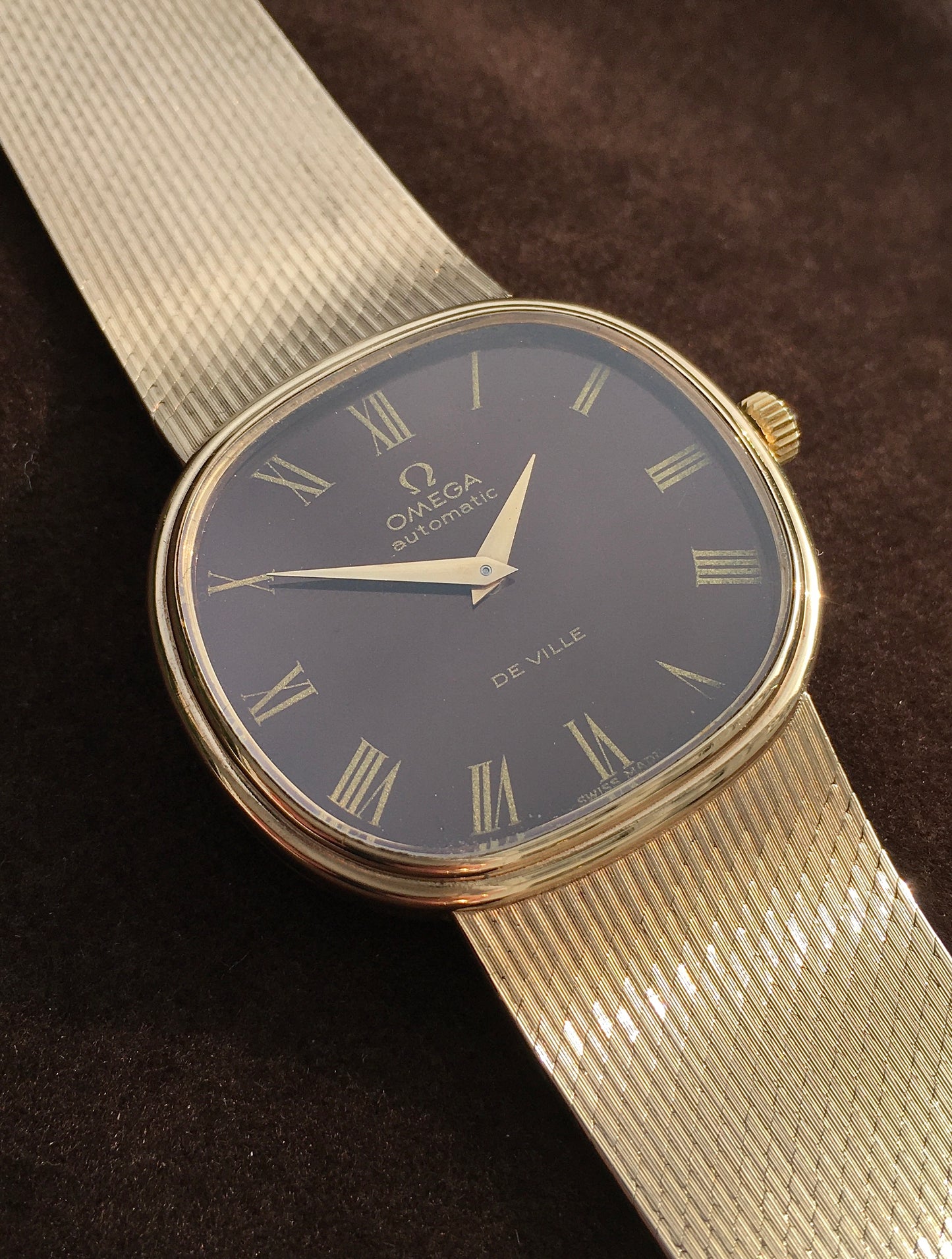 1970s 9ct Gold Omega De Ville
