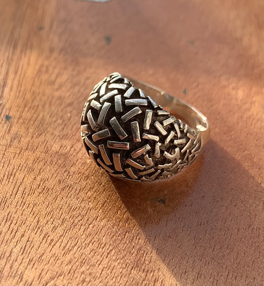 Sterling Silver ‘Bird’s Nest’ Ring