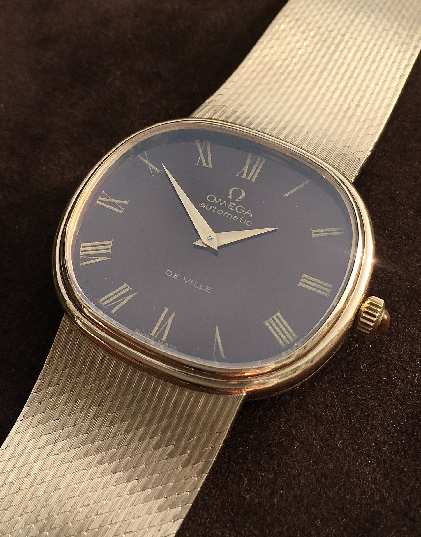 1970s 9ct Gold Omega De Ville