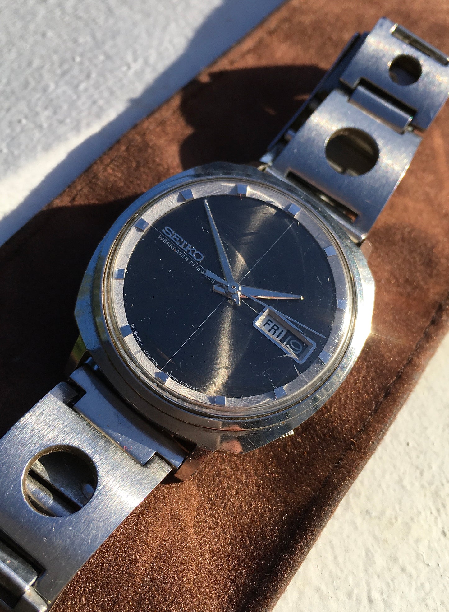 Vintage 1970s Seiko 5 Automatic Sportswatch